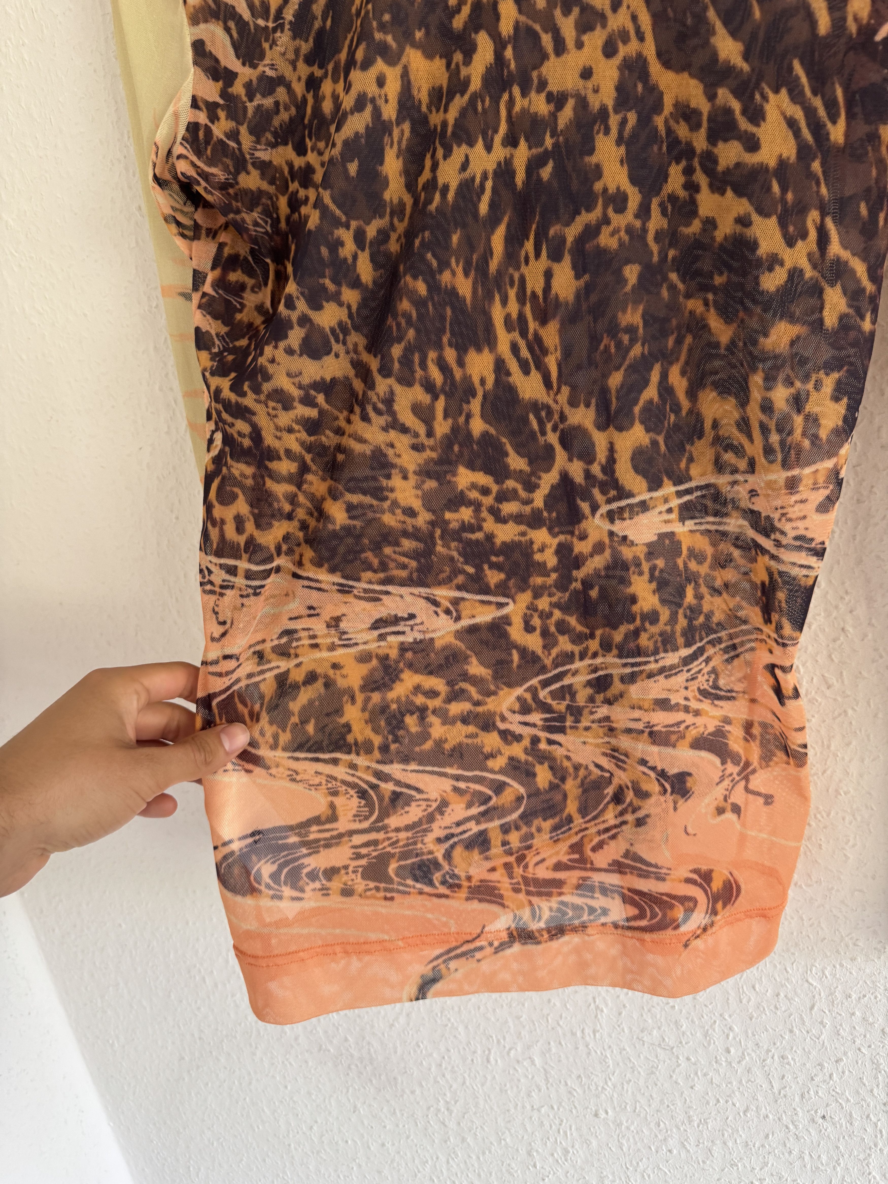 Givenchy Marble Sun Mesh Long Sleeve Top Size US XS / EU 42 / 0 - 10 Thumbnail