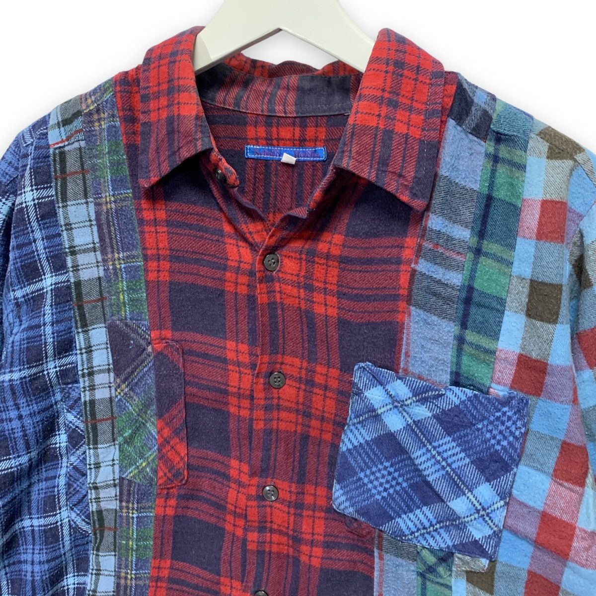 Needles Needles Rebuild Oversized 7 Cut Flannel Shirt Size US XS / EU 42 / 0 - 2 Thumbnail