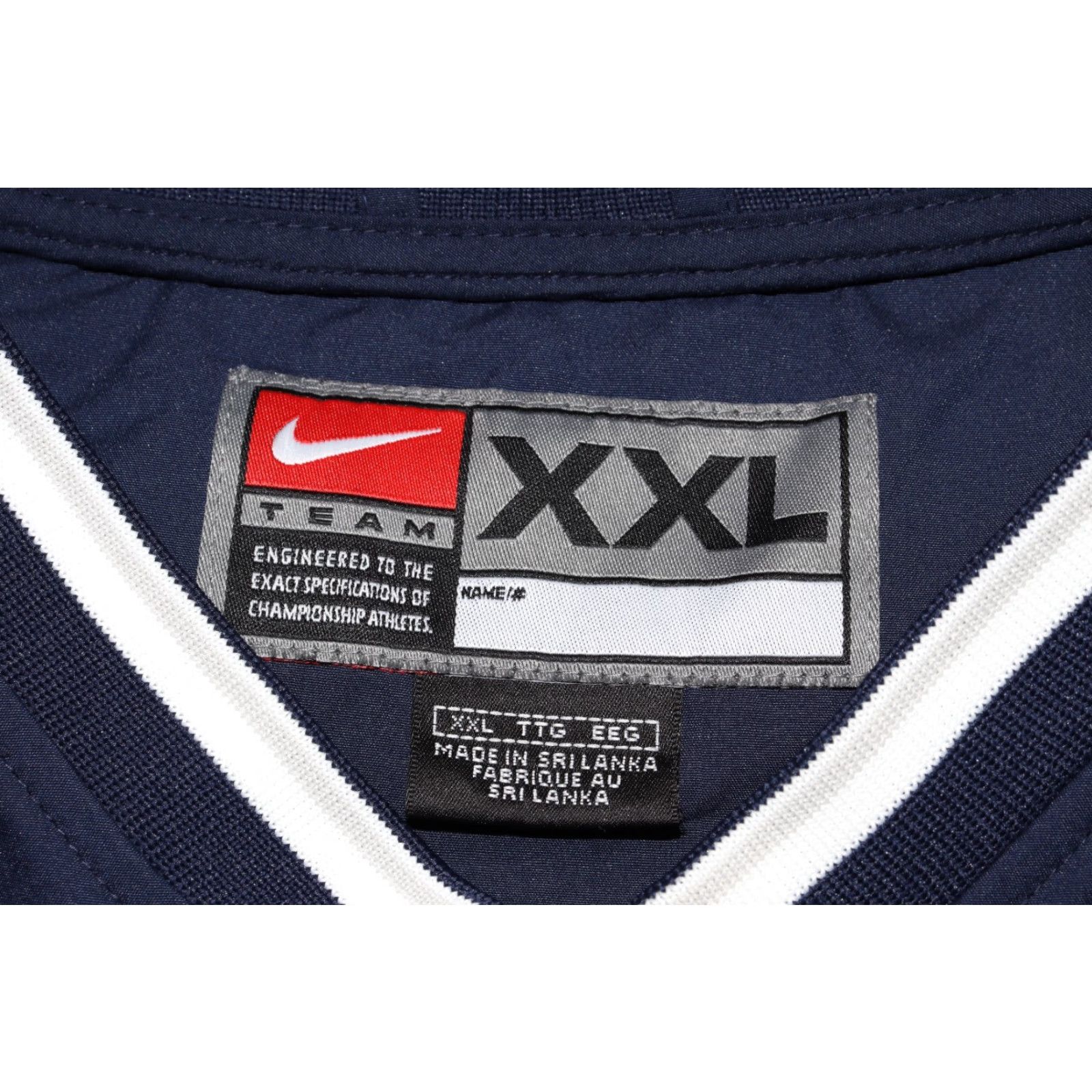 Nike VINTAGE Nike PULLOVER Shirt XXL 2XL MEN Blue SWOOSH UCONN CENTER 2000S Y2K Size US XXL / EU 58 / 5 - 3 Thumbnail