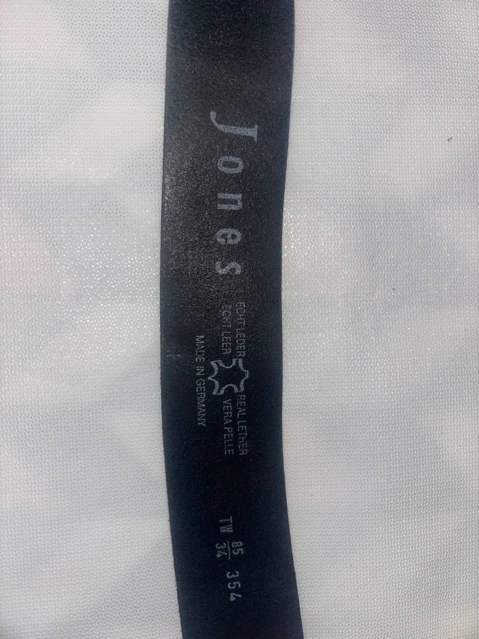 Vintage Vintage belt JONES stylish, luxurious, leather black belt Size ONE SIZE - 8 Thumbnail