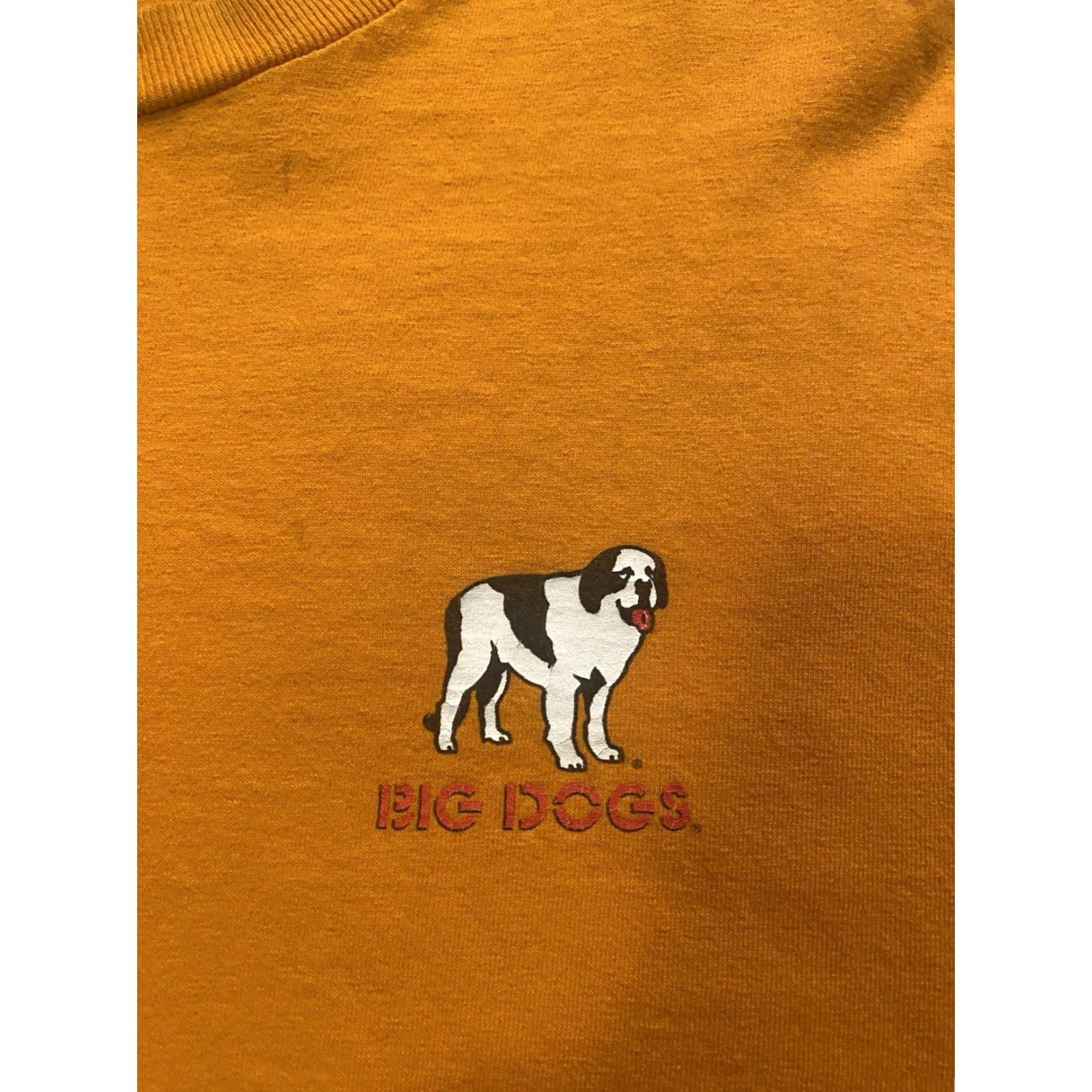 Big Dogs VINTAGE Big Dogs T-Shirt Shirt Orange Long Sleeve Mens L 5 O’clock Somewhere Dog Beer Funny Graphic Print Size US L / EU 52-54 / 3 - 3 Thumbnail