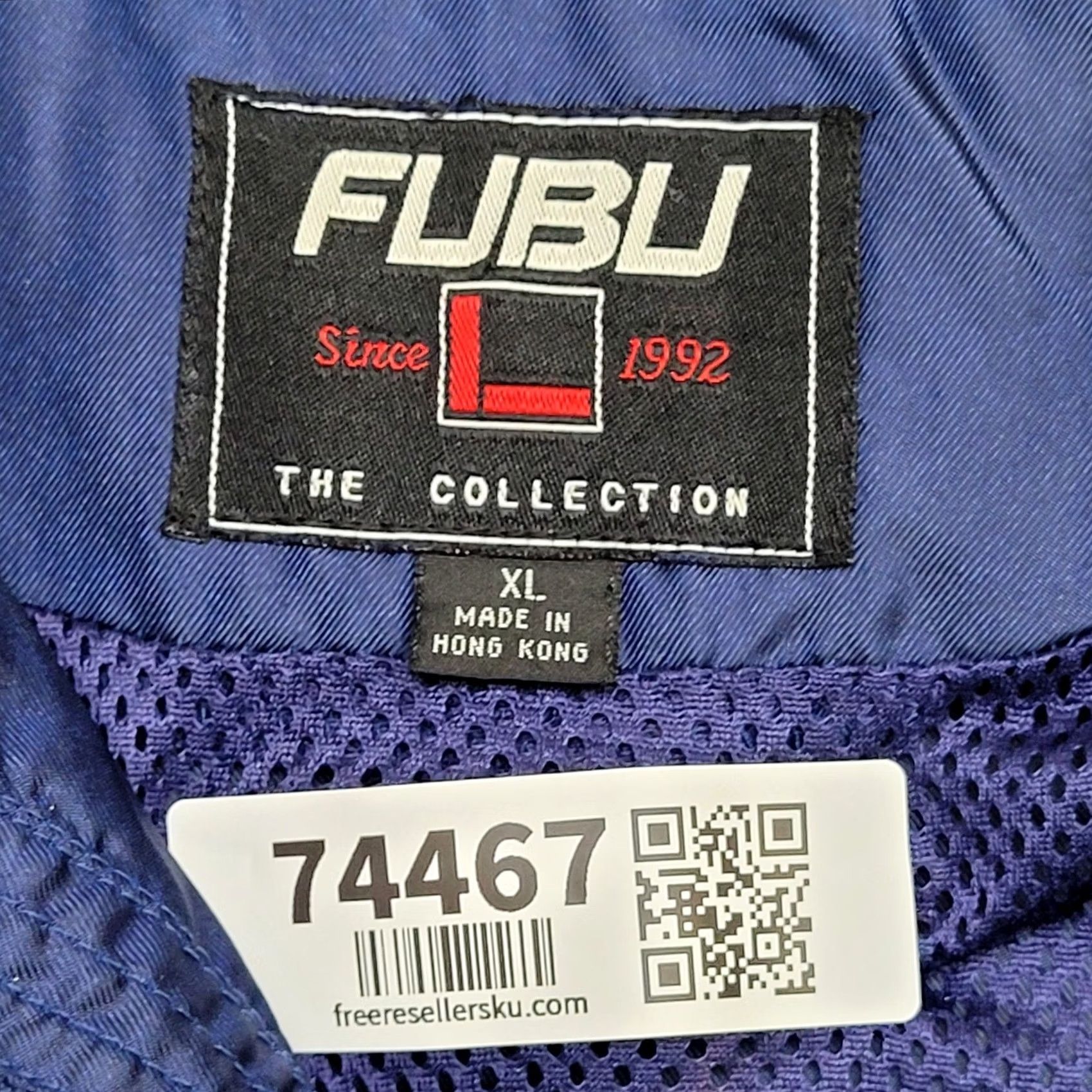 Fubu VINTAGE FUBU Jacket Womens XL Baggy Cropped 26x22 Nylon Zip Pockets Windbreaker 1990s Retro Athletic Clothing Womens Size XL / US 12-14 / IT 48-50 - 7 Thumbnail