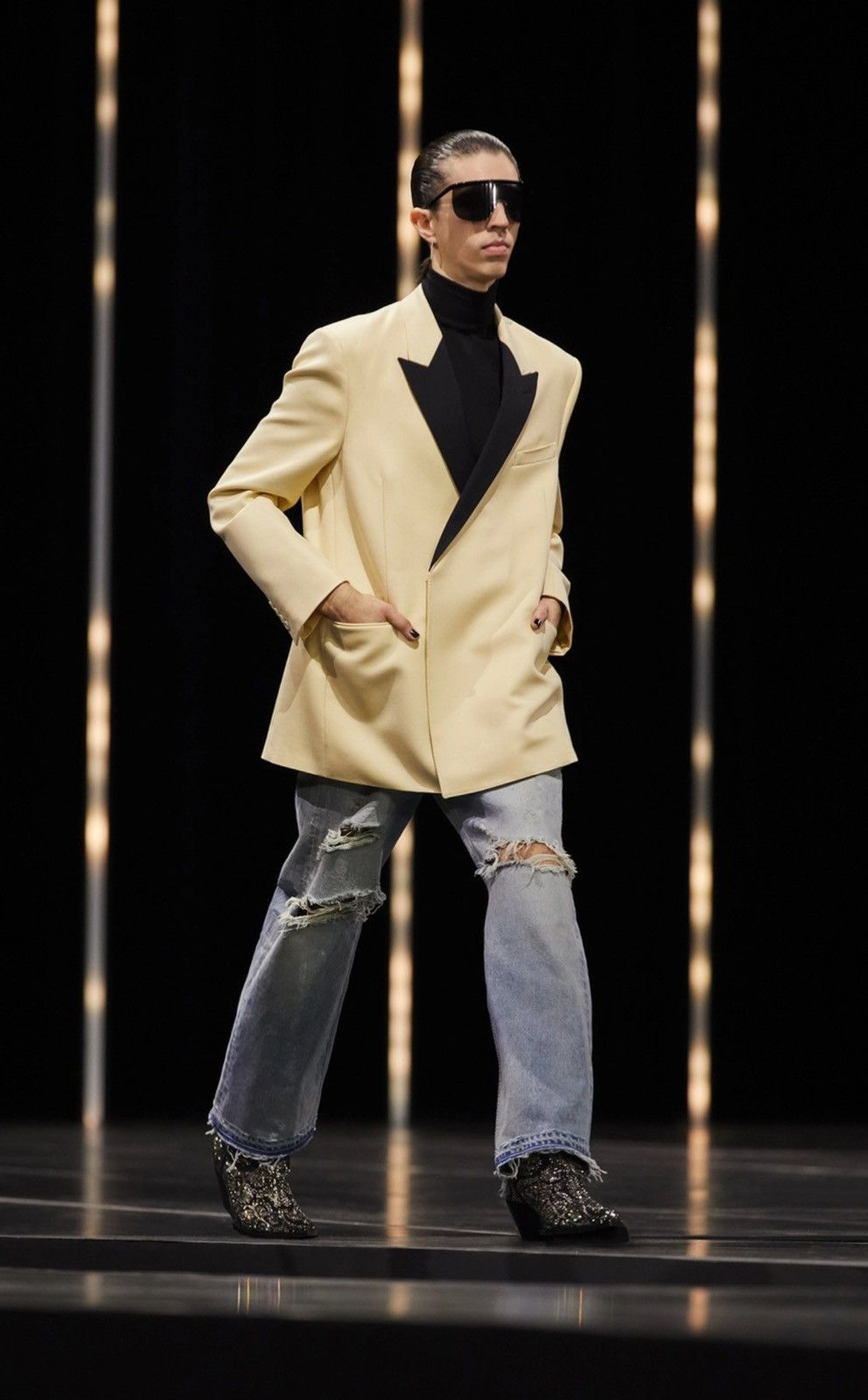 Celine × Hedi Slimane CELINE BY HEDI SLIMANE “FW22 WESLEY JEANS
