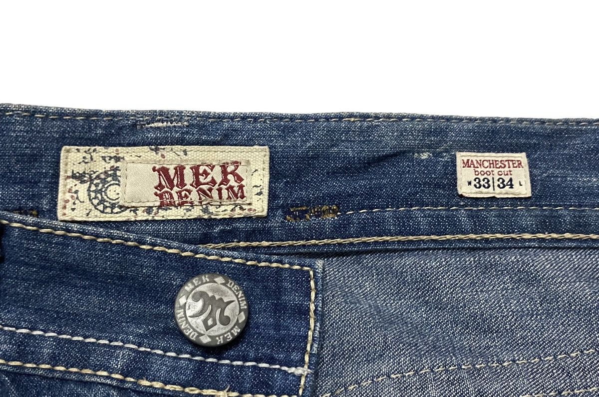 If Six Was Nine × Mek Denim Rare Design Vintage Brand Mek Denim Jeans 2000s Size US 33 - 7 Thumbnail