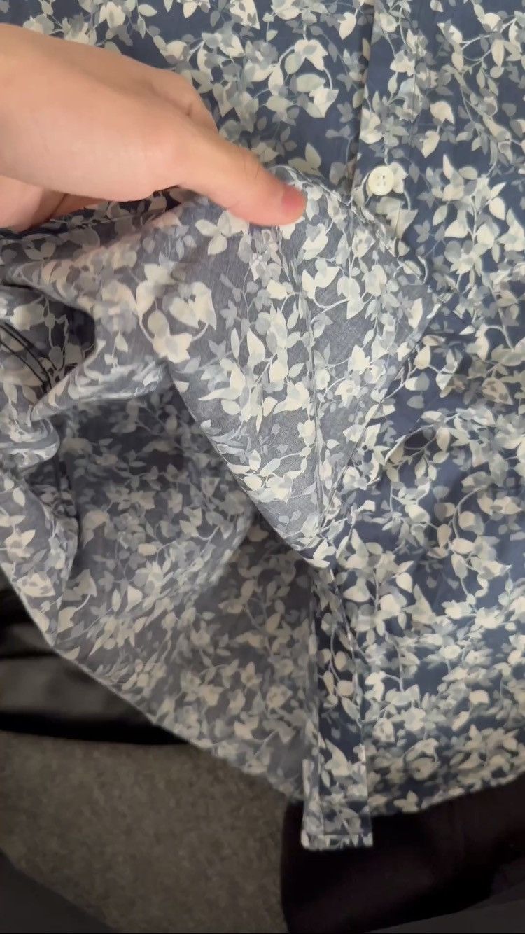 Saint Laurent Paris × Yves Saint Laurent Saint laurent slp 14ss blue floral short sleeve shirt Size US M / EU 48-50 / 2 - 12 Thumbnail