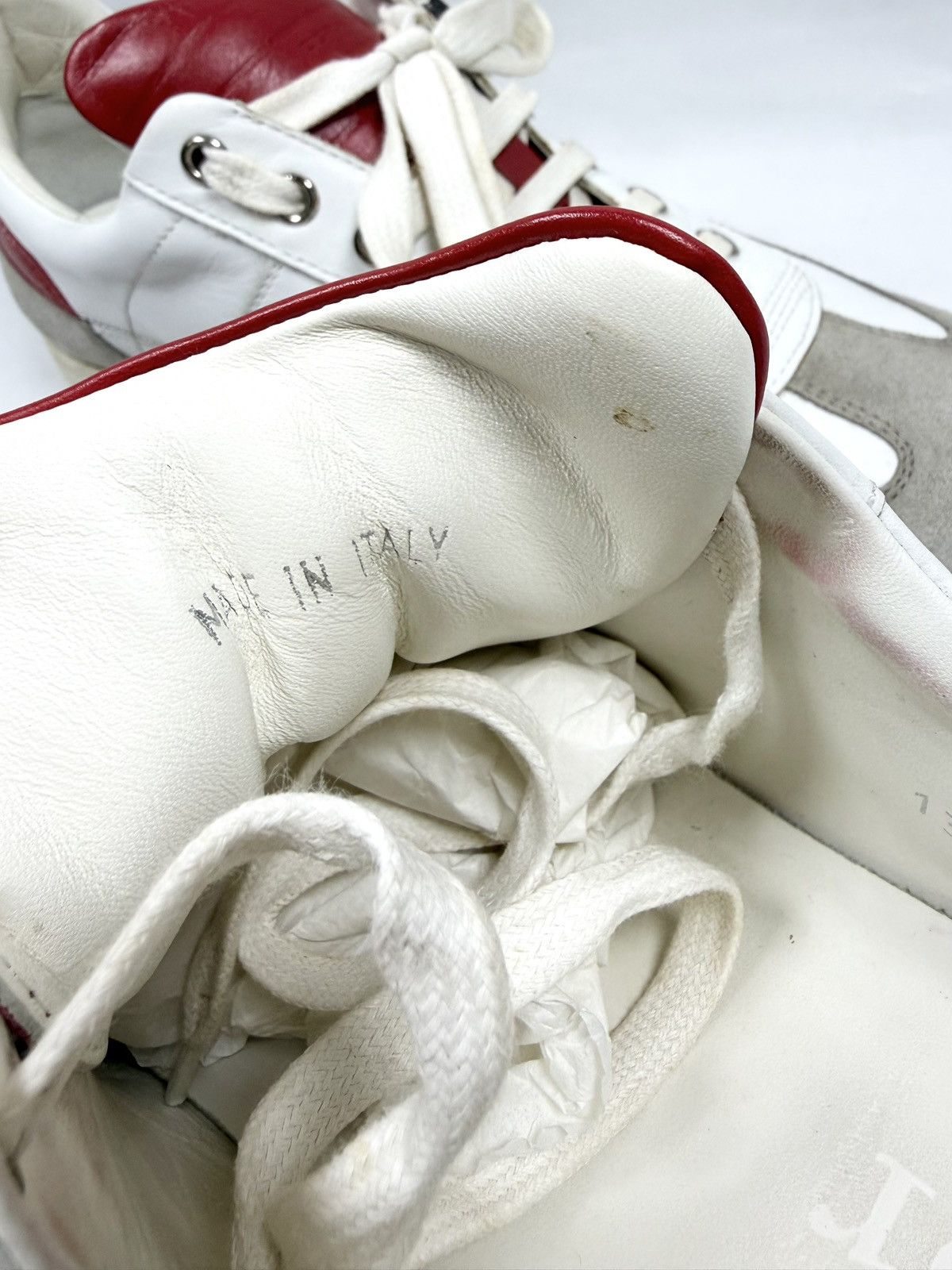 Dior SS13 Dior Homme Kris Van Assche ‘B01’ Red/White GAT Sneakers Size US 8 / EU 41 - 13 Thumbnail