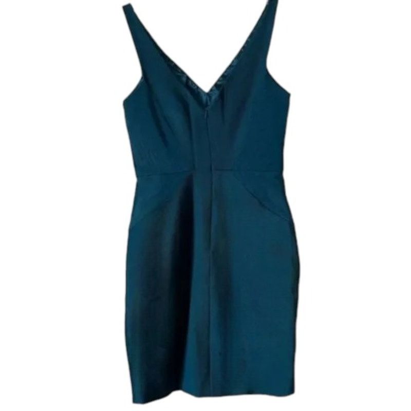 Monique Lhuillier MONIQUE LHUILLIER V-Neck Mini Dress w/ Tags, M/US8 Size M / US 6-8 / IT 42-44 - 2 Thumbnail