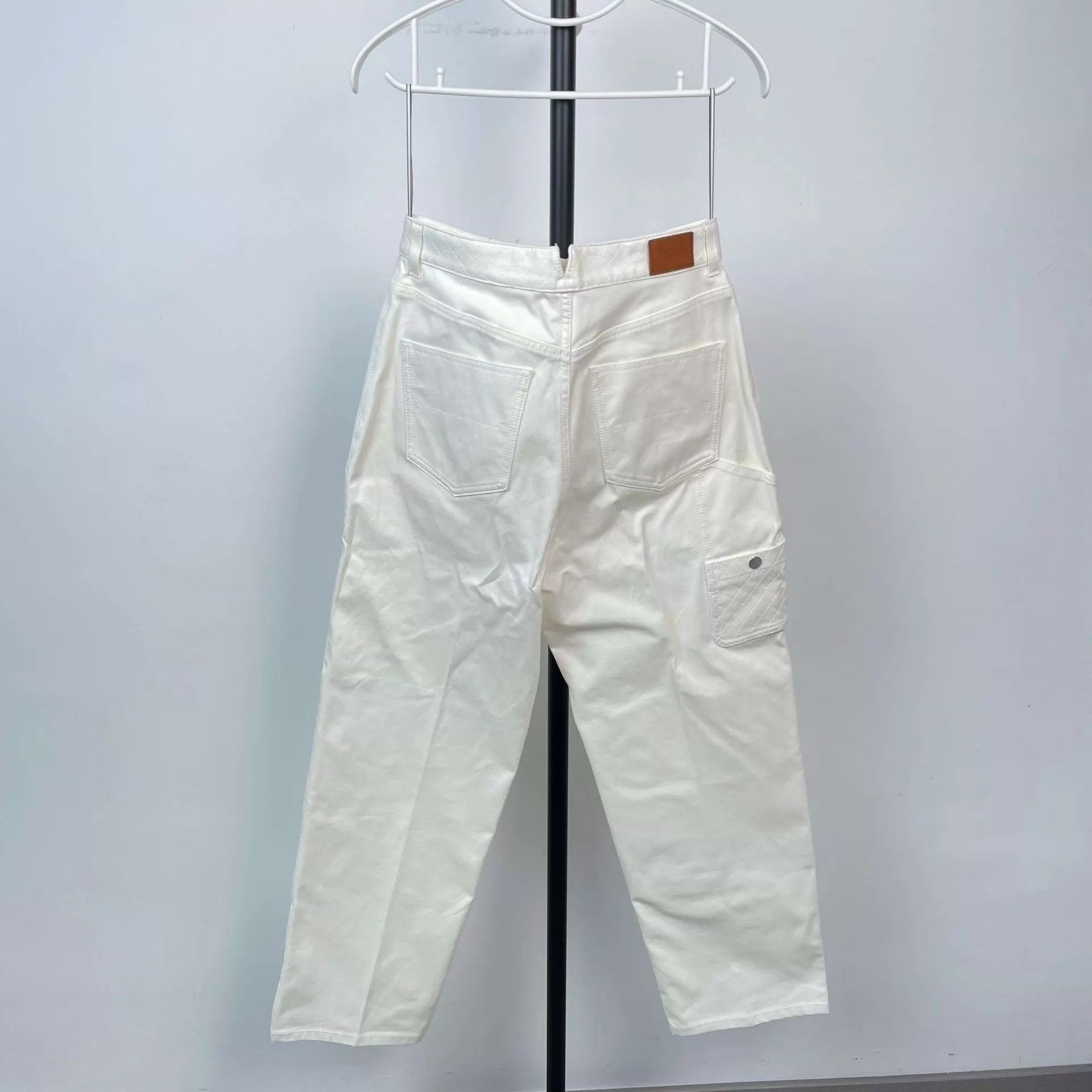 Hermes Hermès White Pants 38 Size 27" / US 4 / IT 40 - 2 Thumbnail