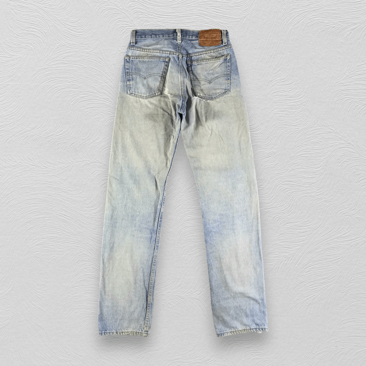 Levi's Vintage 90s Levis 501 Jeans Rusty Wash Denim KJ2311 Size US 27 - 2 Thumbnail