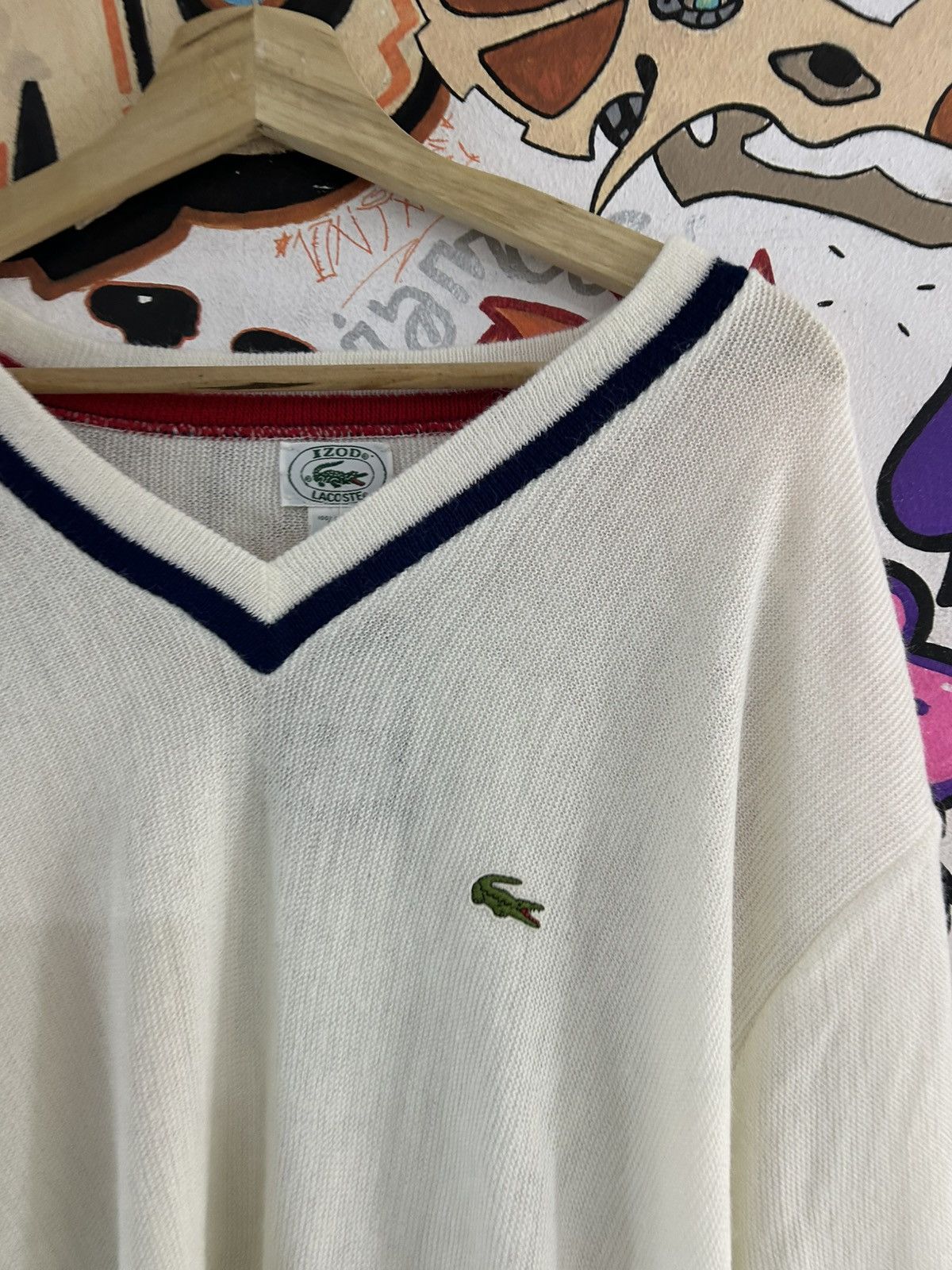 Lacoste 90s Lacoste Knit Size US L / EU 52-54 / 3 - 2 Thumbnail