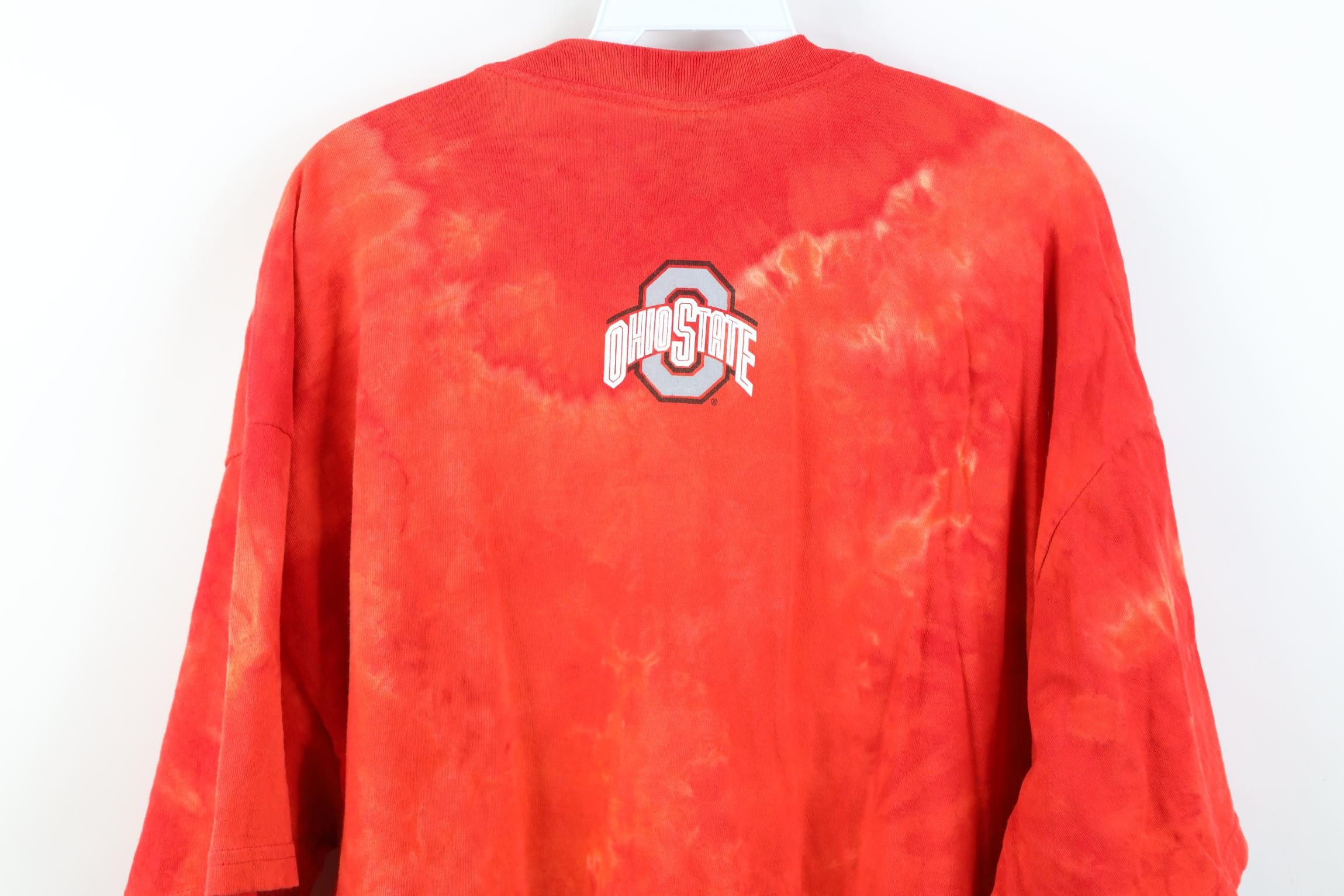 Starter Vintage 90s Starter Acid Wash Ohio State University T-Shirt Size US XXL / EU 58 / 5 - 11 Thumbnail