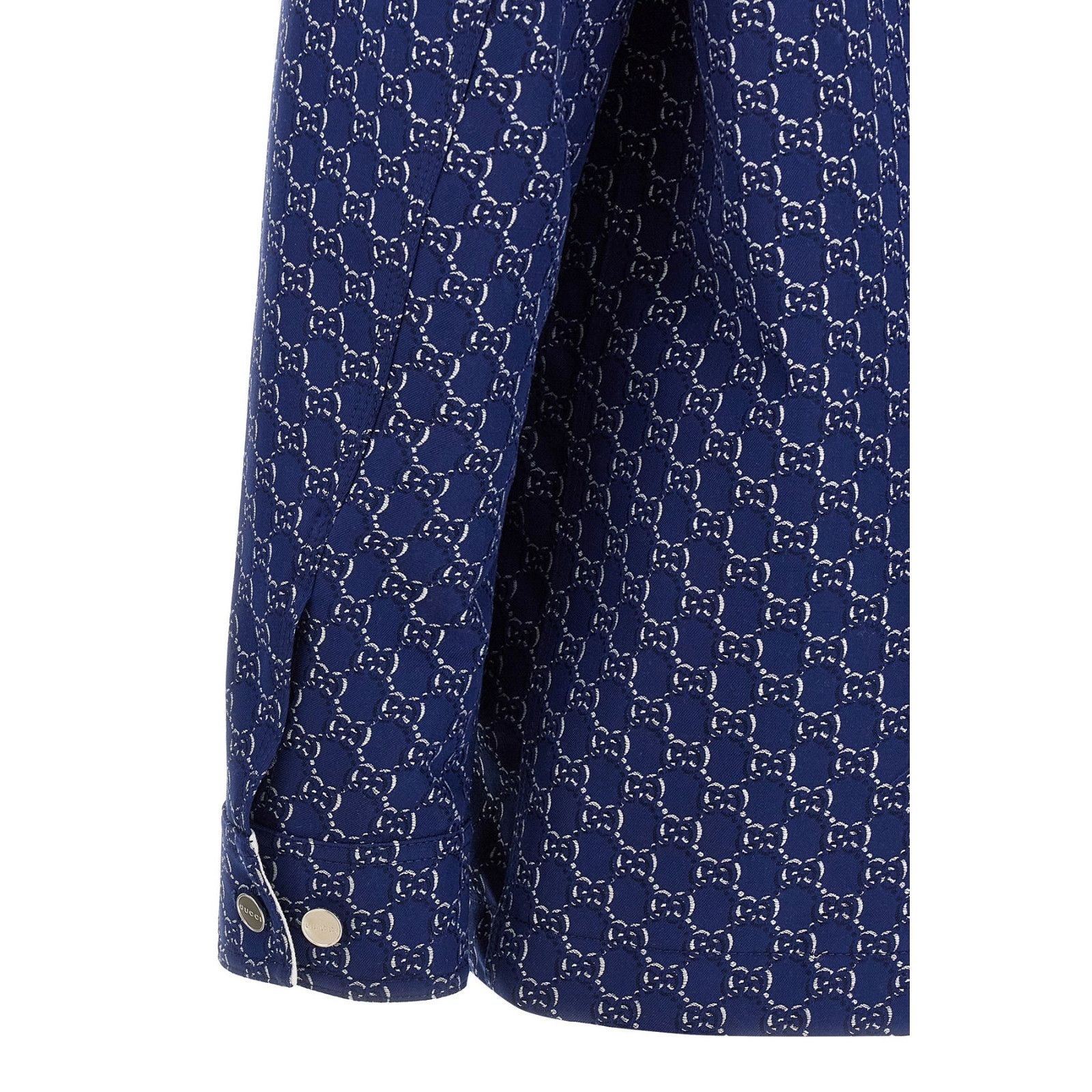 Gucci GUCCI GG Shadow Blue Jacquard Jacket New & Authentic (Men's Size US M / EU 48-50 / 2 - 4 Thumbnail