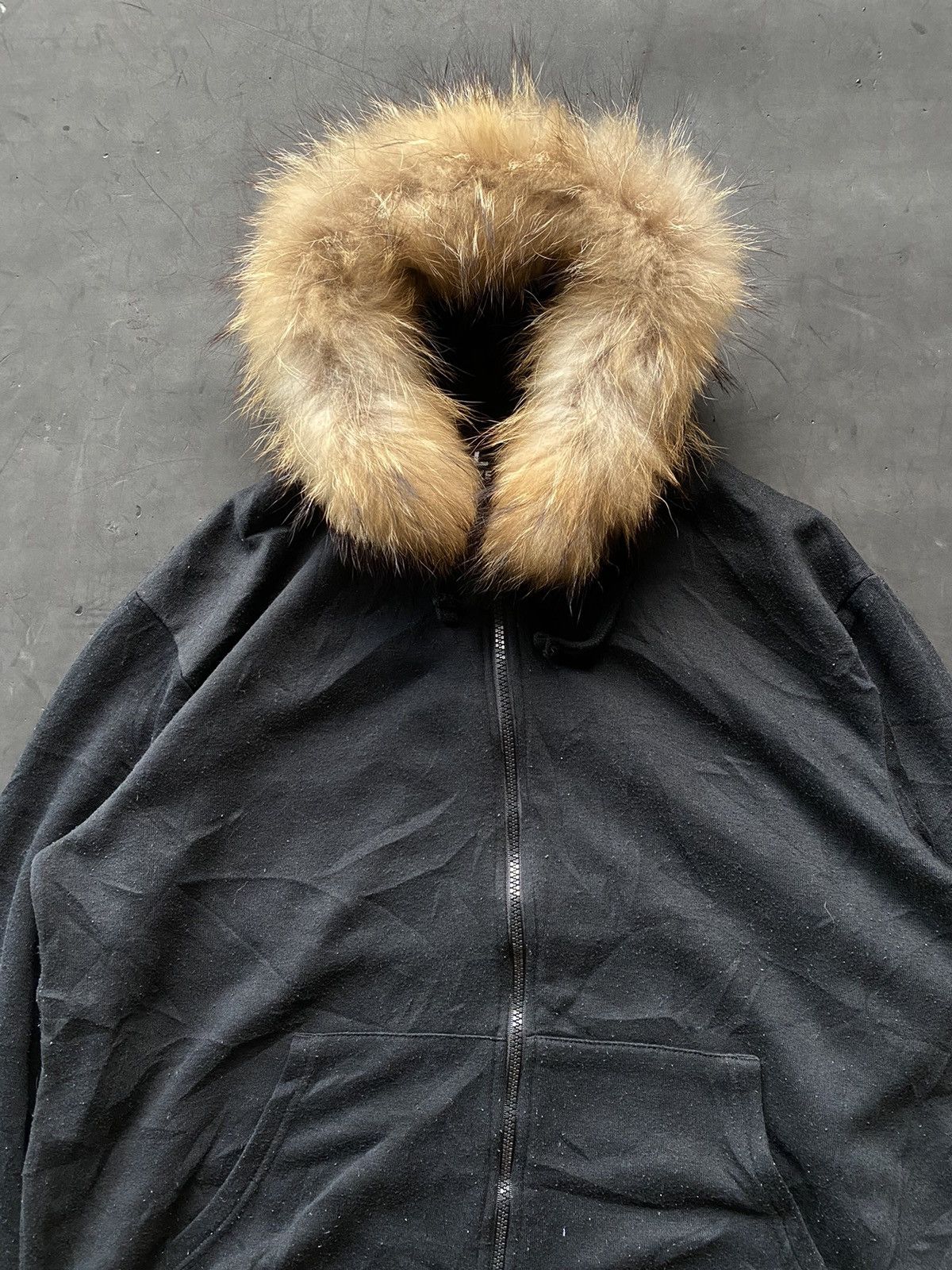 14th Addiction 🖤BLACFRIDAY🖤Japanesebrand Black Furhoodie Styled Goa Lgb Size US L / EU 52-54 / 3 - 2 Thumbnail