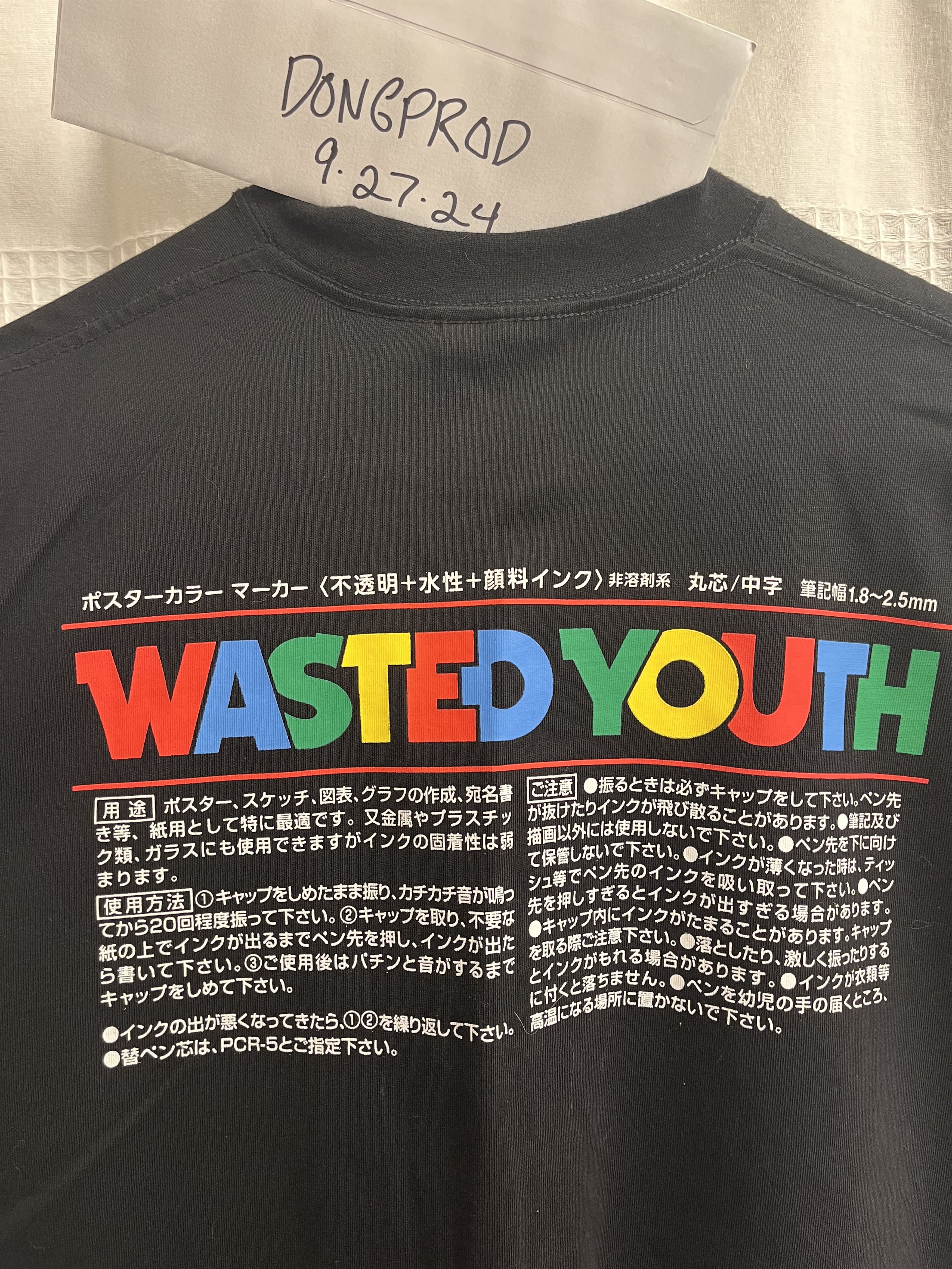 Girls Don't Cry Wasted Youth x Posca T-Shirt Heavyweight Girls Dont Cry Size US L / EU 52-54 / 3 - 3 Thumbnail
