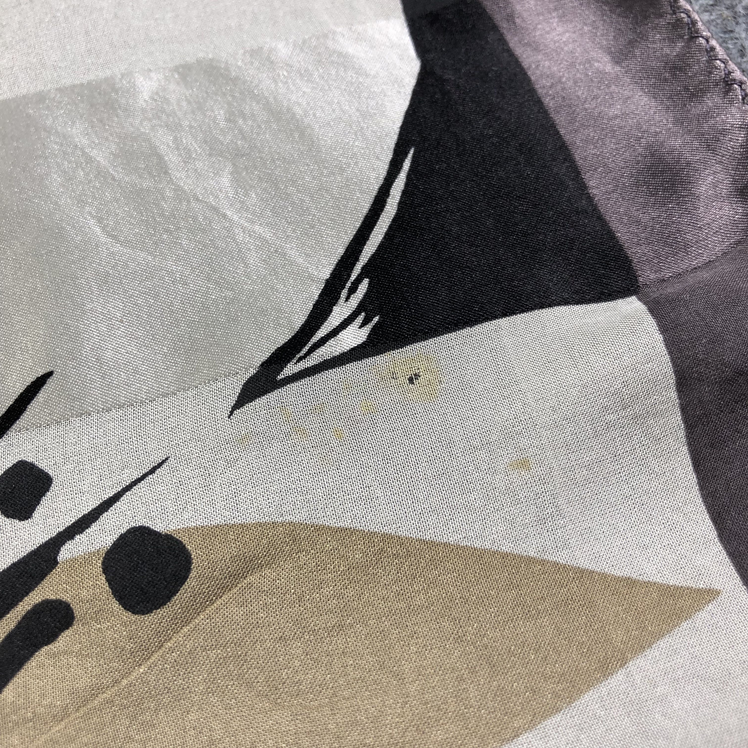 Japanese Brand Anna Cristina Floral Silk Scarf M959 Size ONE SIZE - 6 Thumbnail