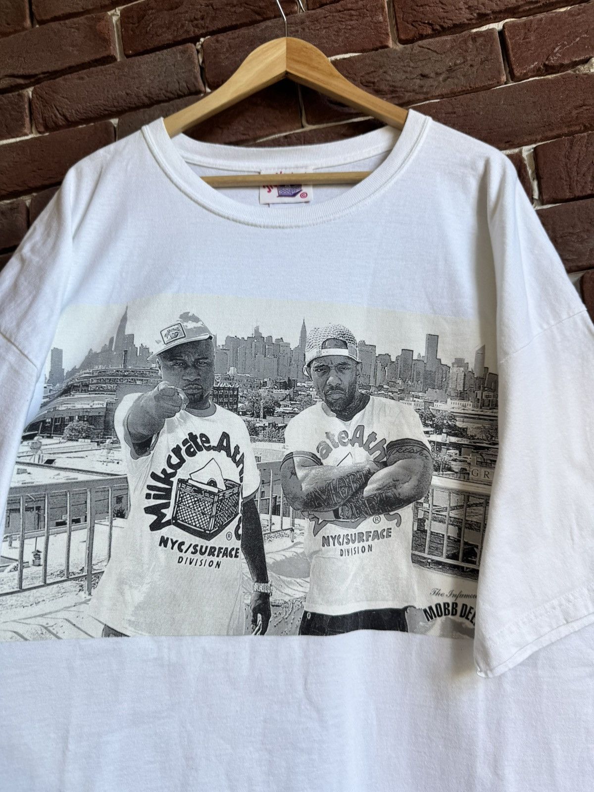 Band Tees Mobb Deep Milkcrate Grail 3XL Band Rap Tee Y2k 00s Vintage Size US XXL / EU 58 / 5 - 2 Thumbnail