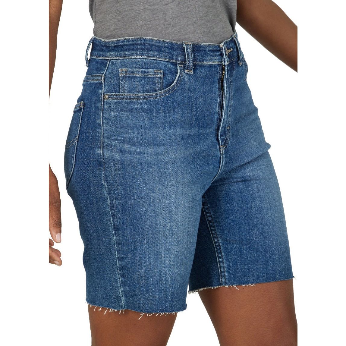 Lee Heritage Womens Cut Off Short classic Bermuda soft stretch Size 32" / US 10 / IT 46 - 5 Thumbnail