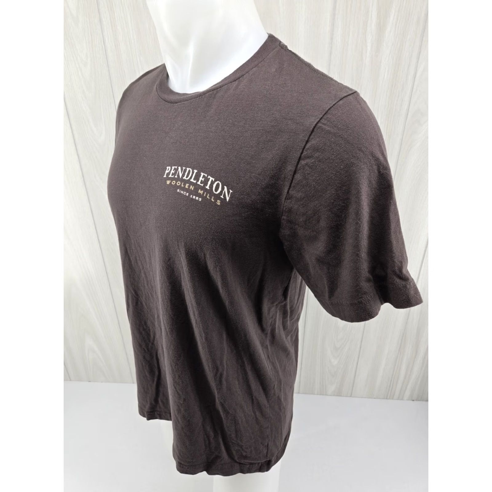 Pendleton Pendleton Graphic T Shirt Brown Large Western Cow Skull Mens T-Shirt Short Sleeve Size US L / EU 52-54 / 3 - 5 Thumbnail