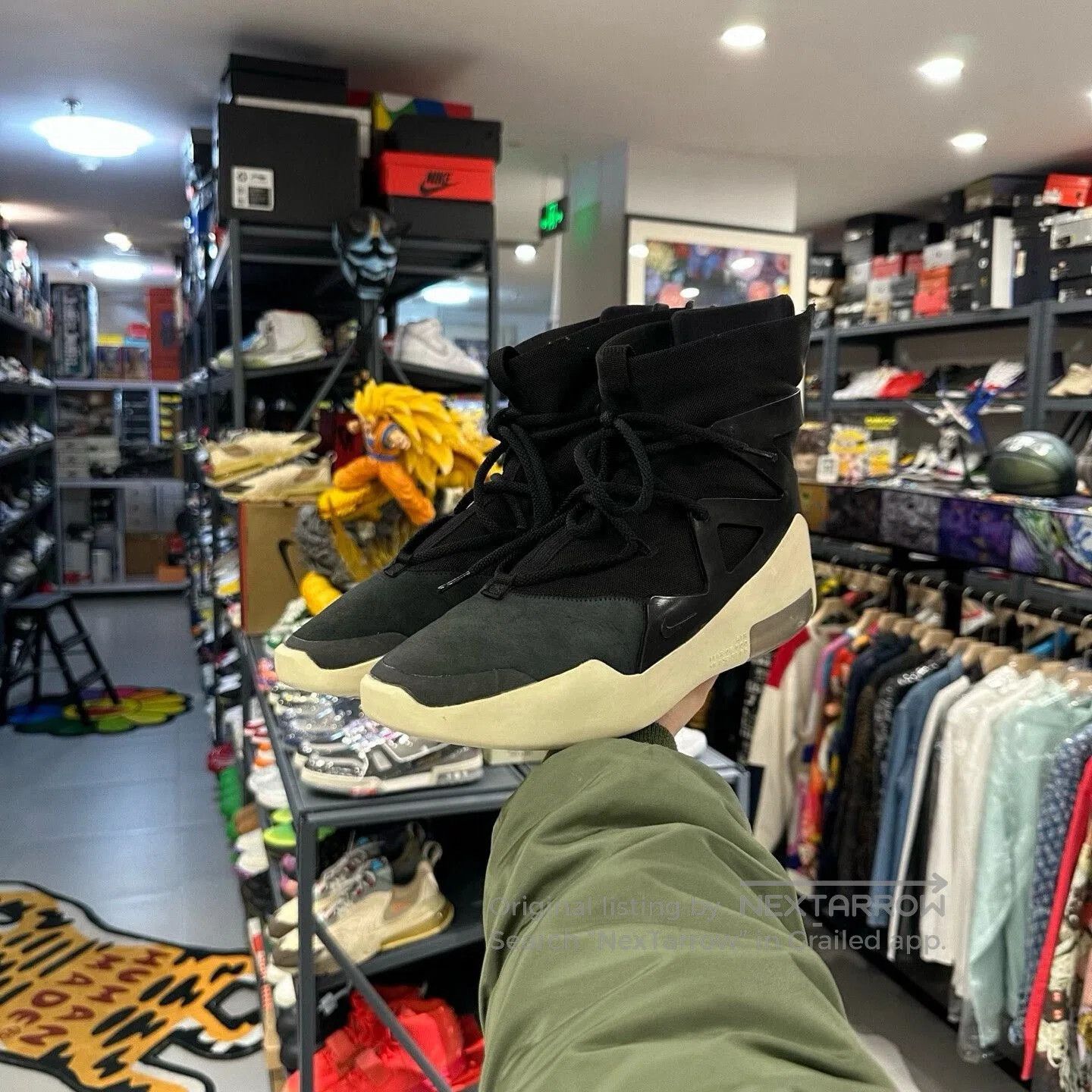 Fear of God Fear of God Fog High-Top Black. Size US 11 / EU 44 - 1 Thumbnail