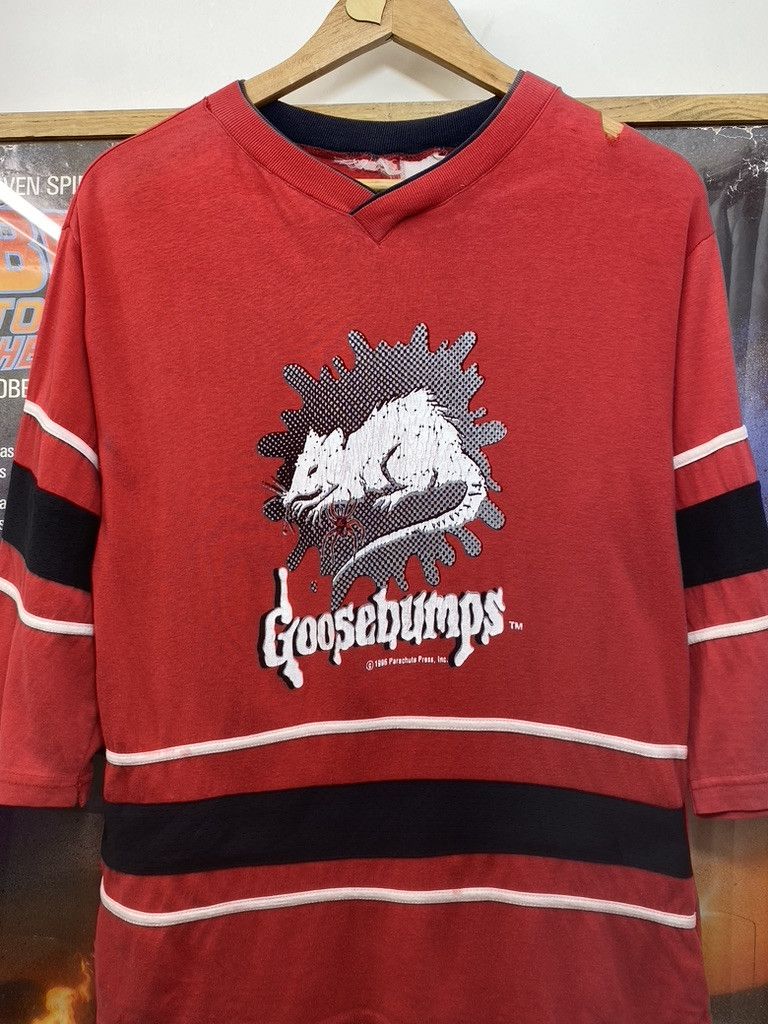 Vintage 1996 Goosebump TV Series Promo Raglan Long Sleeve T Shirt Size US M / EU 48-50 / 2 - 5 Thumbnail