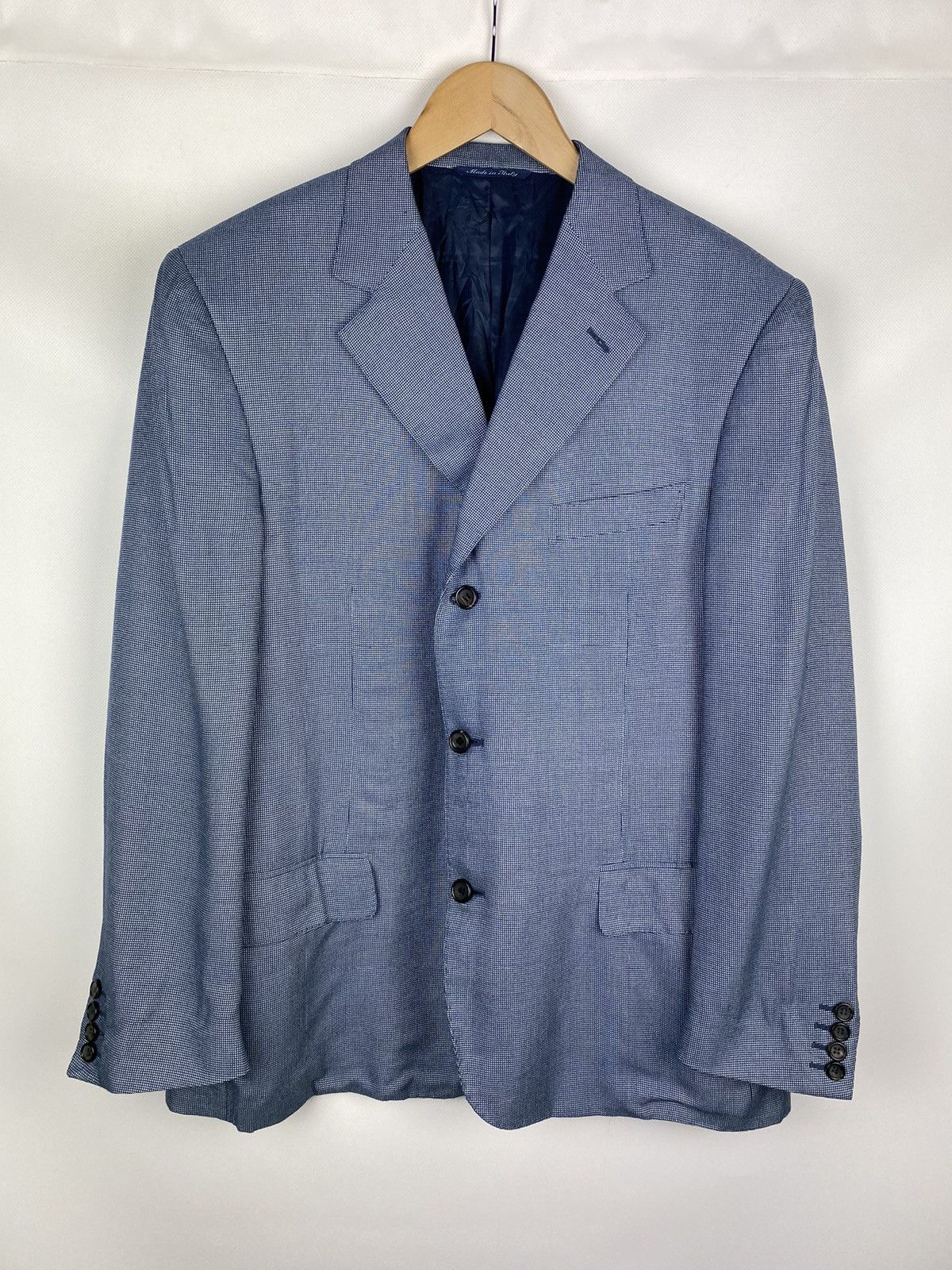 Canali Canali men’s bamboo blazer jacket sport coat size US 42 Size 42R - 1 Thumbnail