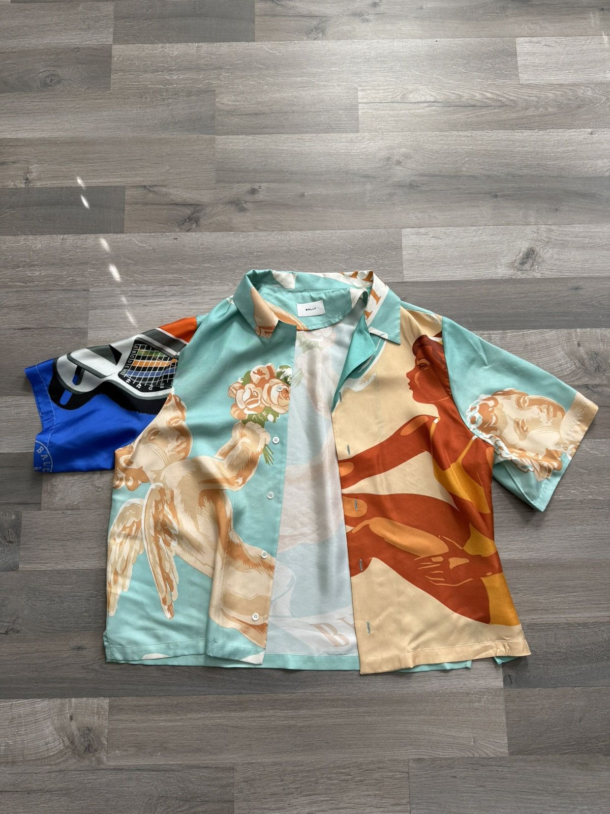 Bally Bally Printed Silk Bowling Shirt “Mother Of Pearl” Size US M / EU 48-50 / 2 - 1 Thumbnail