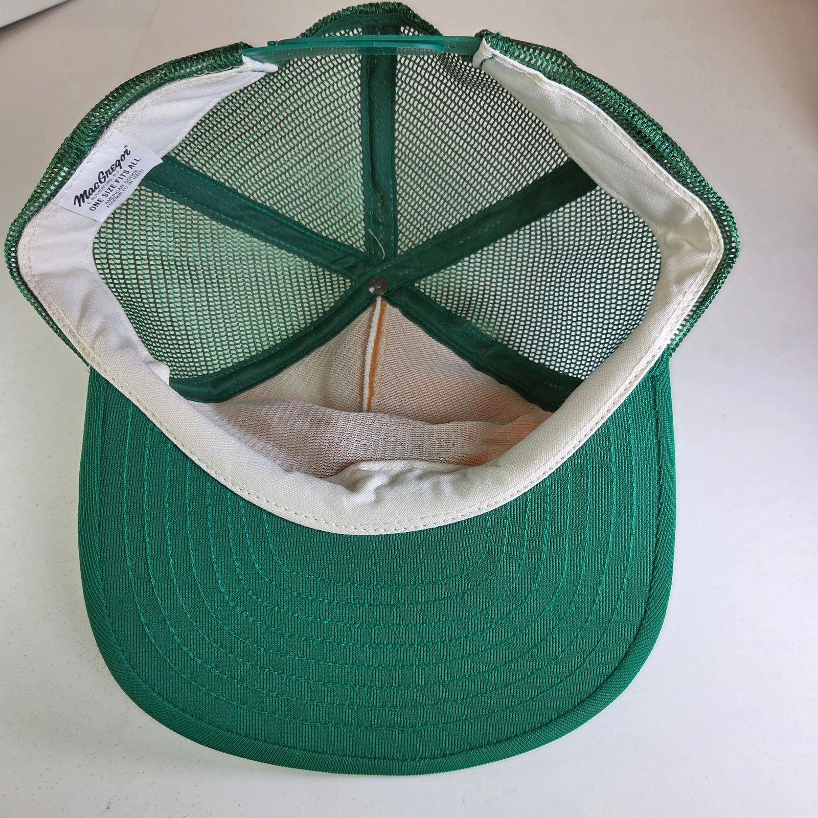 Other Vintage The Cricket Trucker Hat Rock Creek MN Green White Size ONE SIZE - 6 Thumbnail