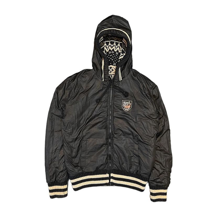 Tommy Hilfiger Hilfiger Denim Vintage Black Snake Reversible Hoodie Jacket Size US M / EU 48-50 / 2 - 1 Thumbnail
