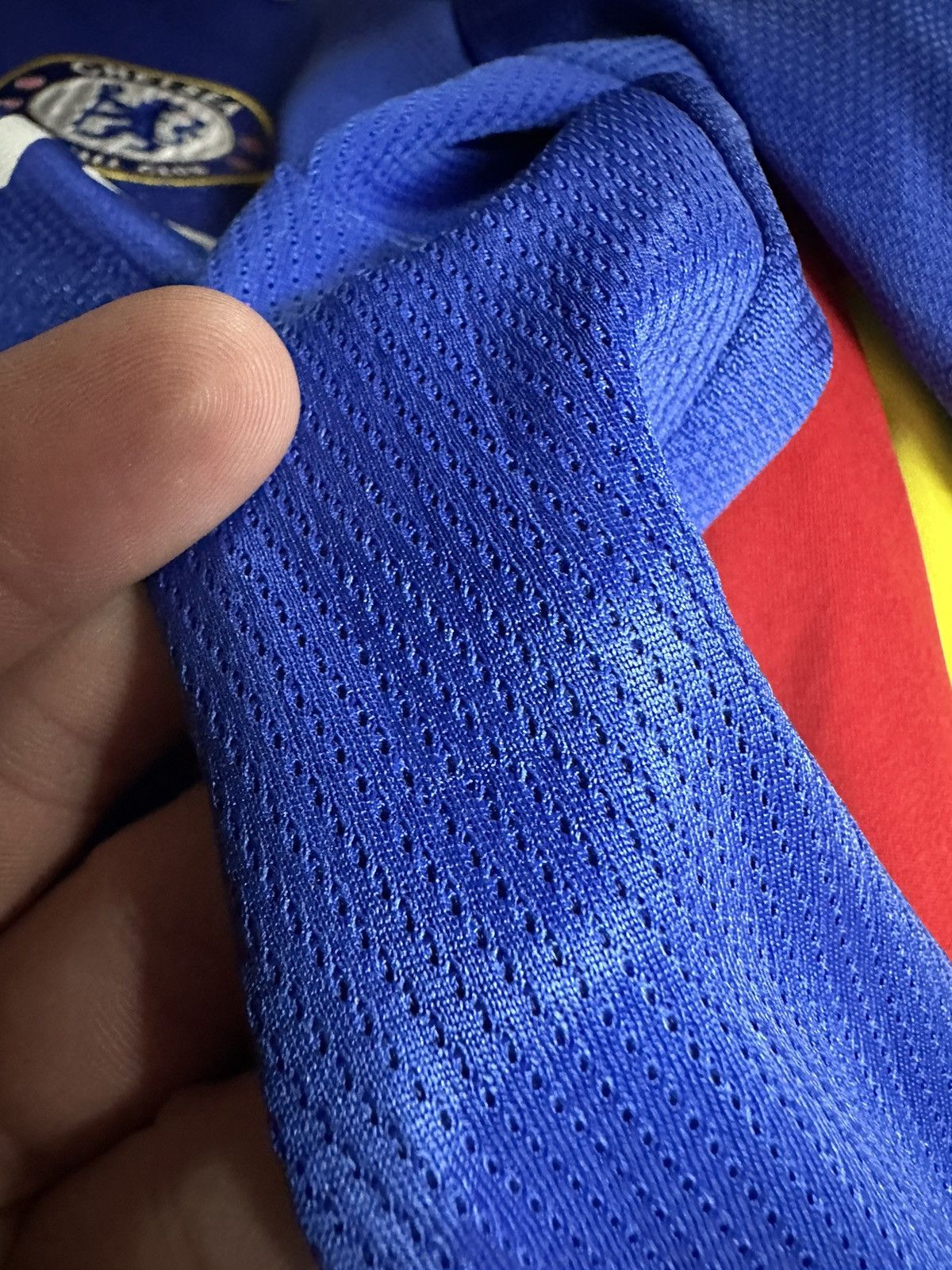 Adidas × Chelsea Soccer × Vintage Vintage adidas Chelsea soccer jersey Samsung size S/M Size US S / EU 44-46 / 1 - 10 Thumbnail