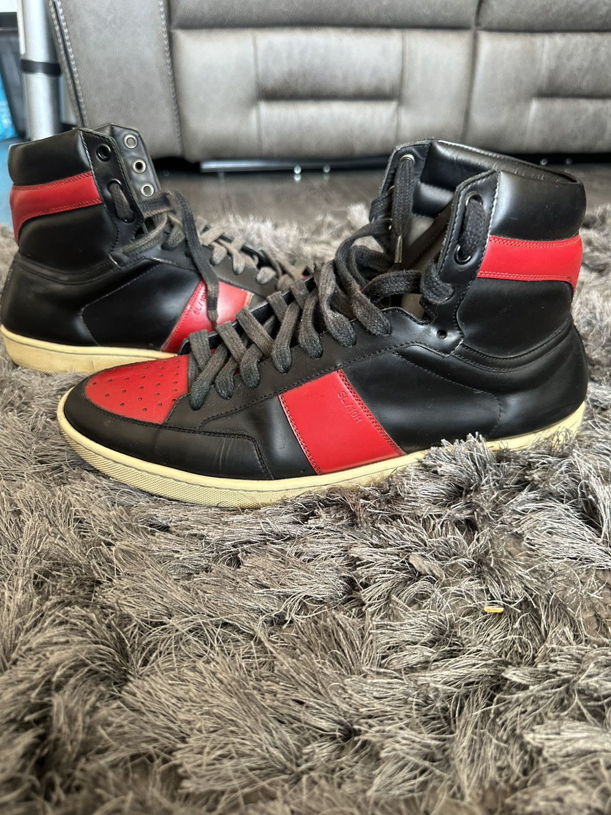 Men's Saint Laurent High Top Sneakers | Grailed