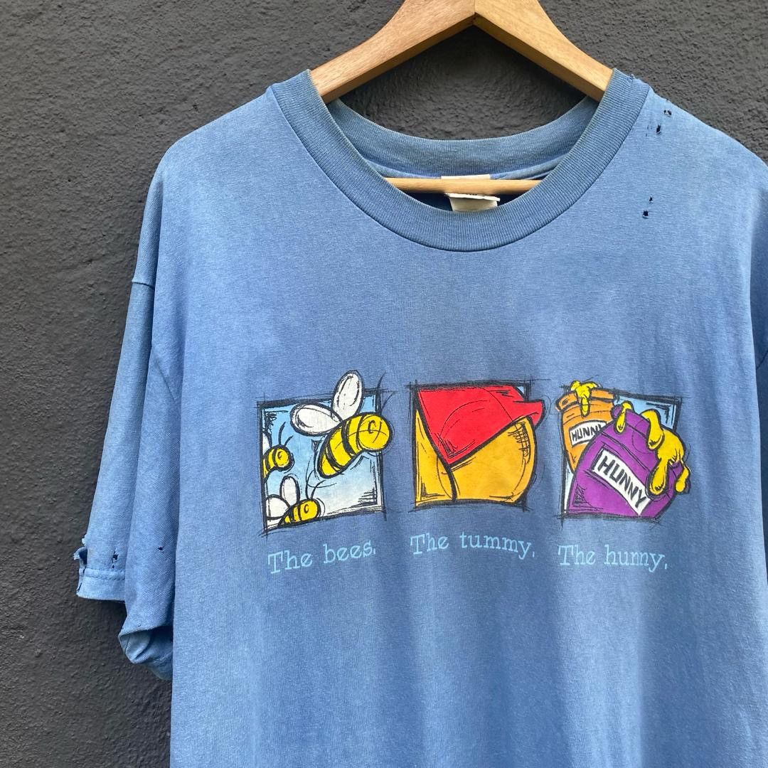 Disney Thrashed faded distressed the pooh bear movie tee Size US L / EU 52-54 / 3 - 2 Thumbnail