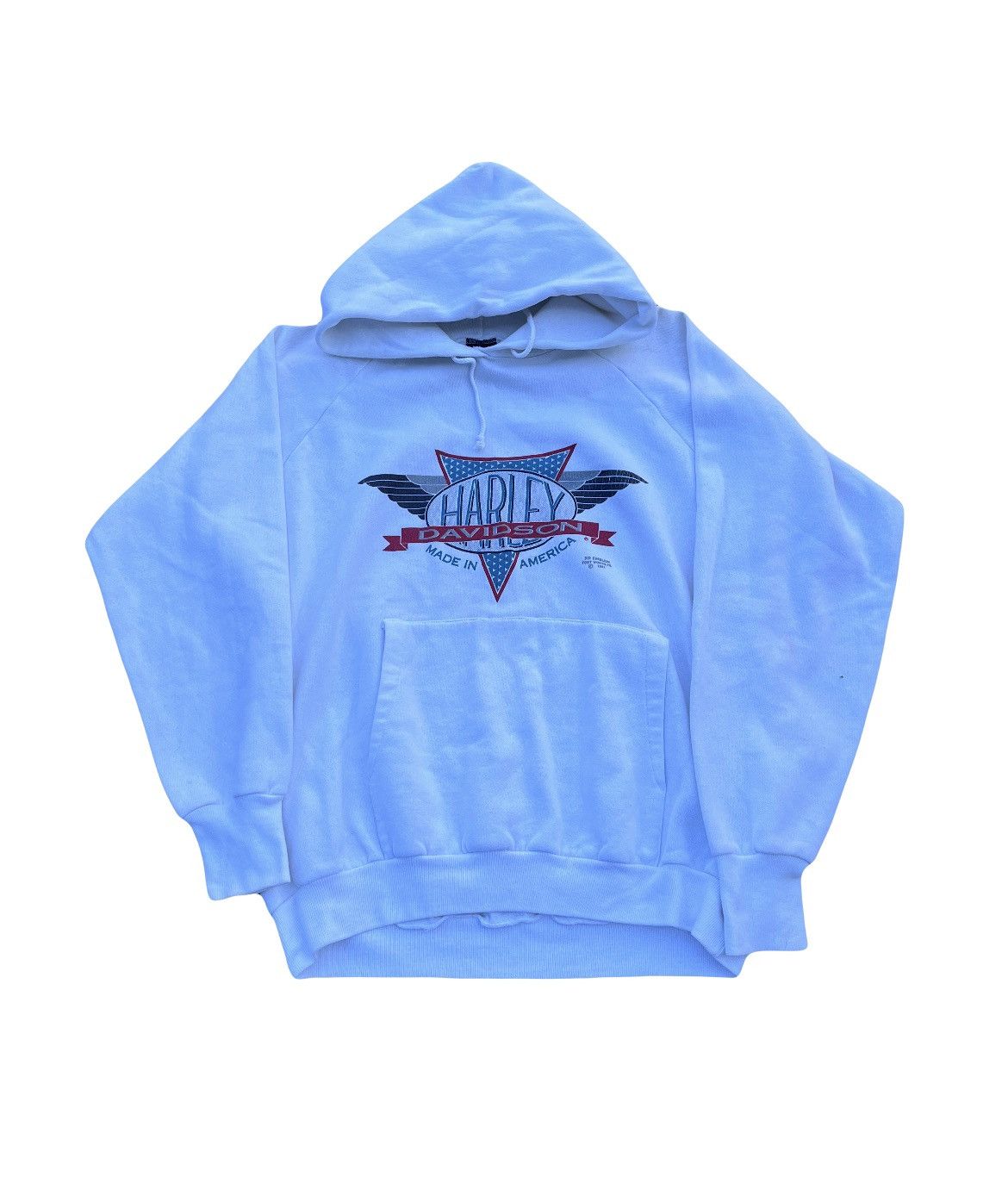 Harley Davidson × Vintage Vintage harley davidson 3d emblem hoodie Size US M / EU 48-50 / 2 - 1 Thumbnail