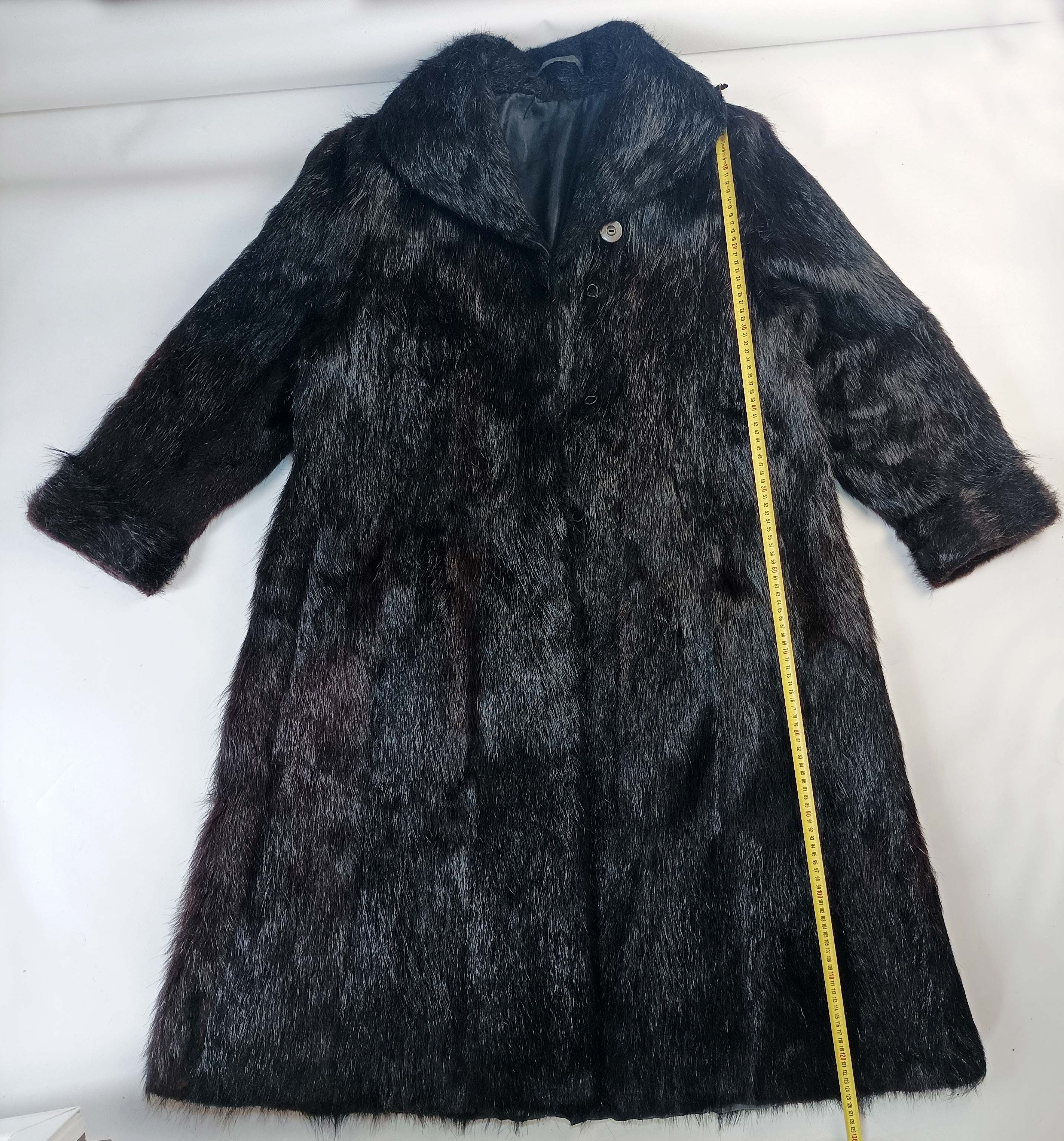 Other Vintage KESKA Genuine Nutria Fur Long Coat - Size XL/XXL Size XL / US 12-14 / IT 48-50 - 5 Thumbnail