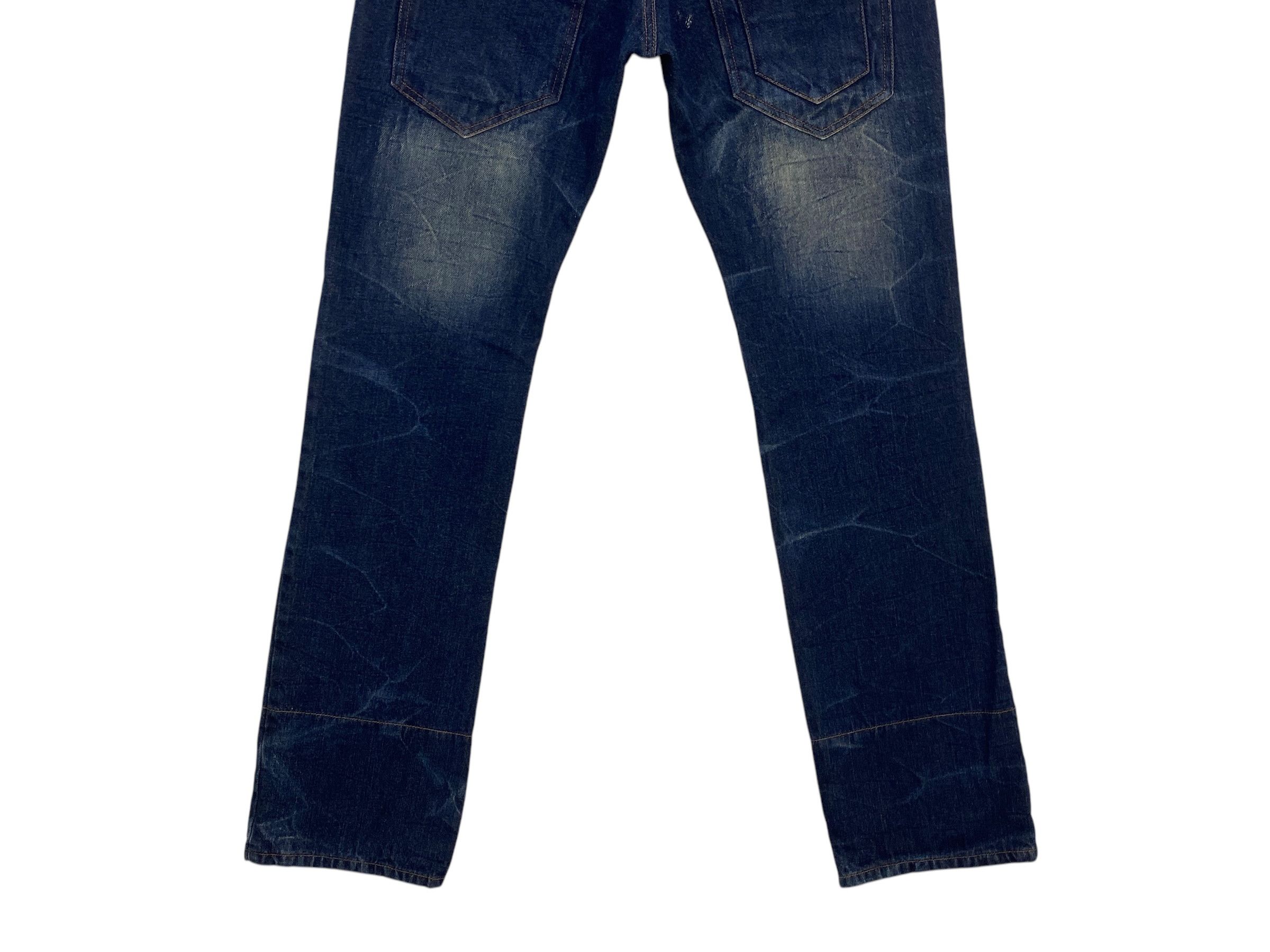 Japanese Brand Double Focus Double Waist Light Wash Denim Size US 31 - 6 Thumbnail
