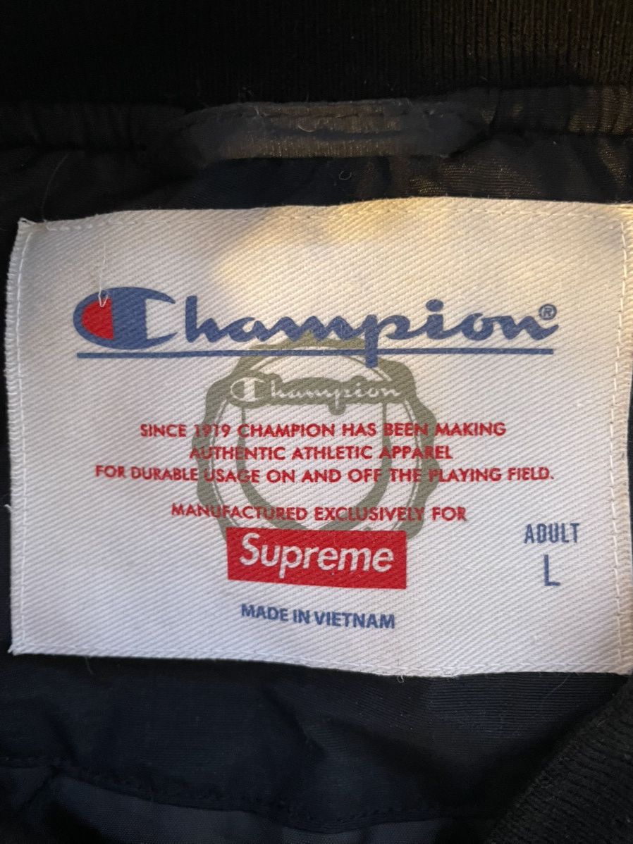 Supreme Supreme x champion blocked jacket Size US L / EU 52-54 / 3 - 3 Thumbnail