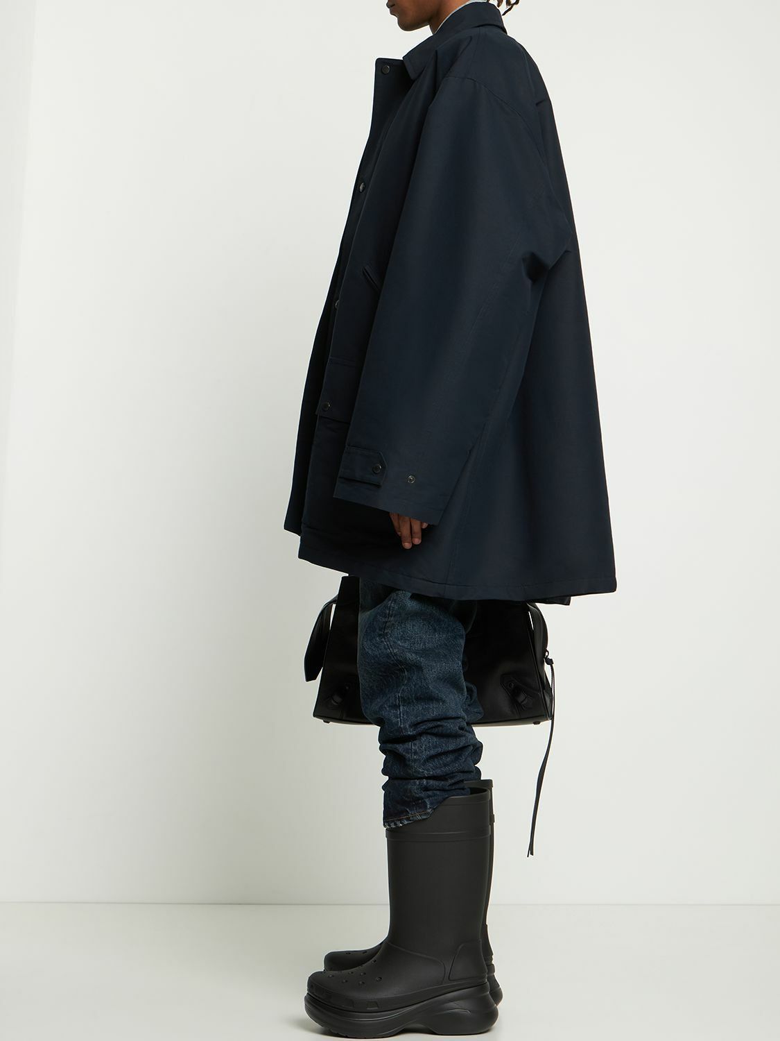 Balenciaga o1la1rc1a1124 Parka in Navy Size US S / EU 44-46 / 1 - 4 Thumbnail