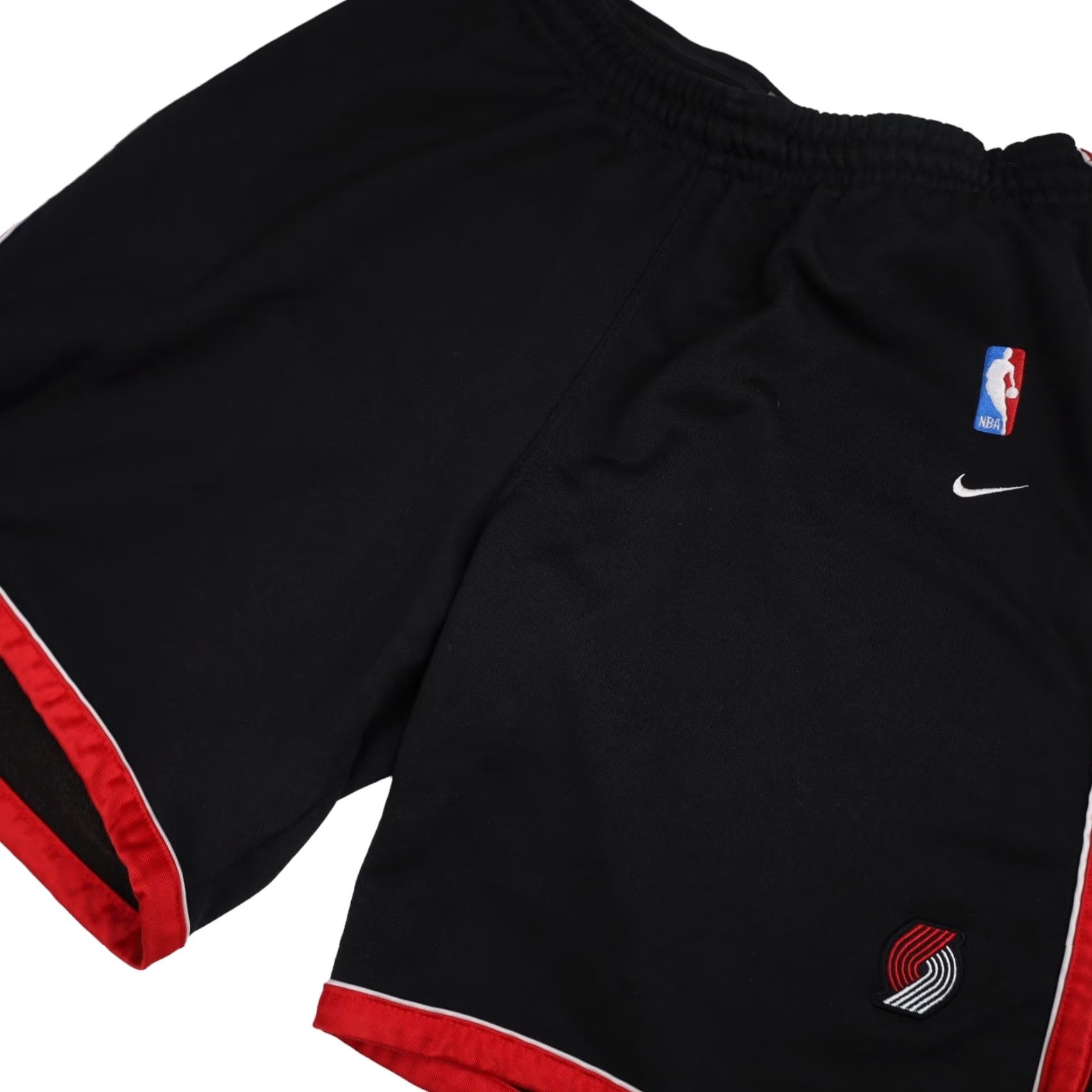 Nike VINTAGE Nike NBA Authentic Portland Blazers Basketball Shorts Black Mens Large Size US 33 - 4 Thumbnail