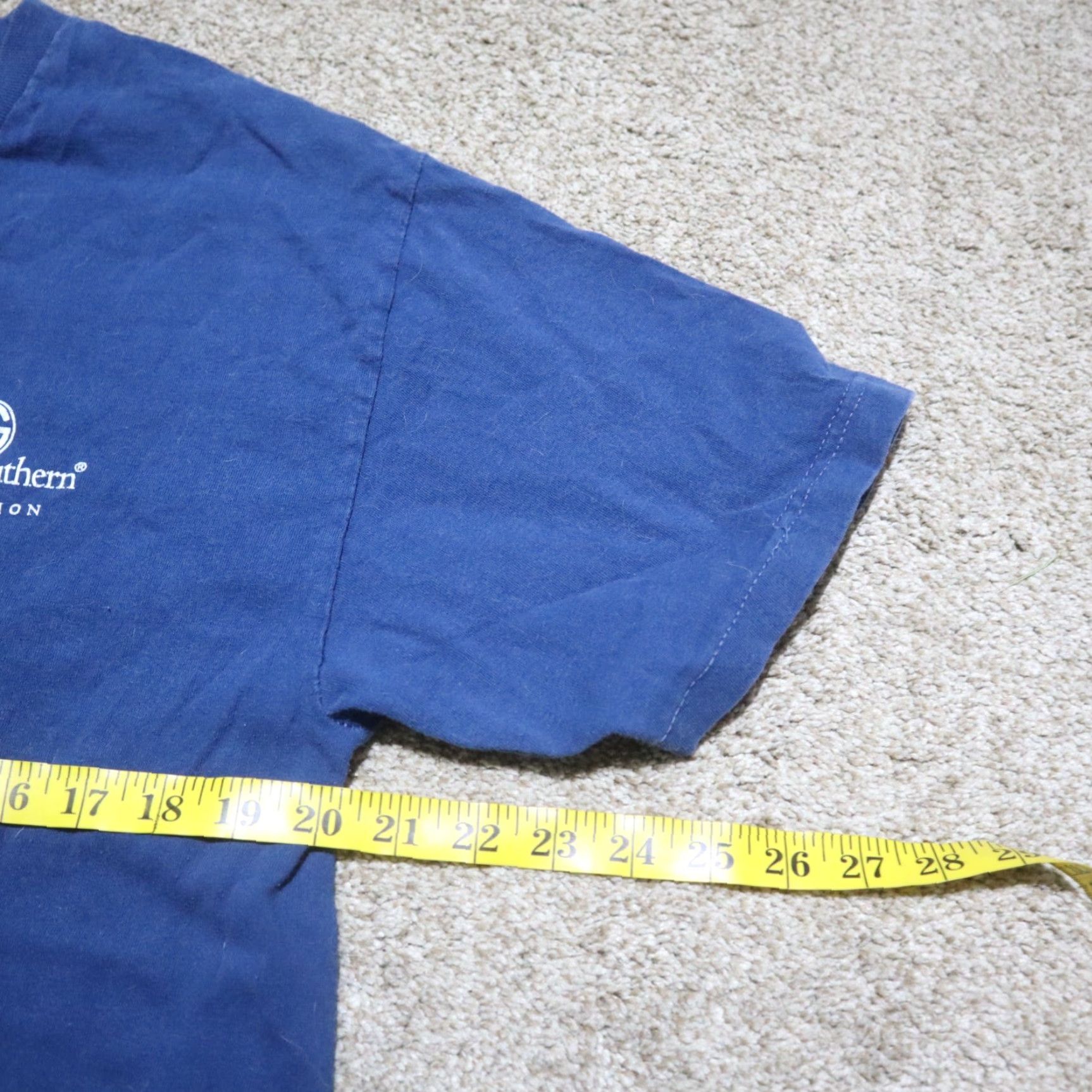 Vintage God Is My Anchor Simply Southern Tee Shirt Adult Women's Size M Medium Blue Graphic Tee Shirt Womens Size M / US 6-8 / IT 42-44 - 6 Thumbnail