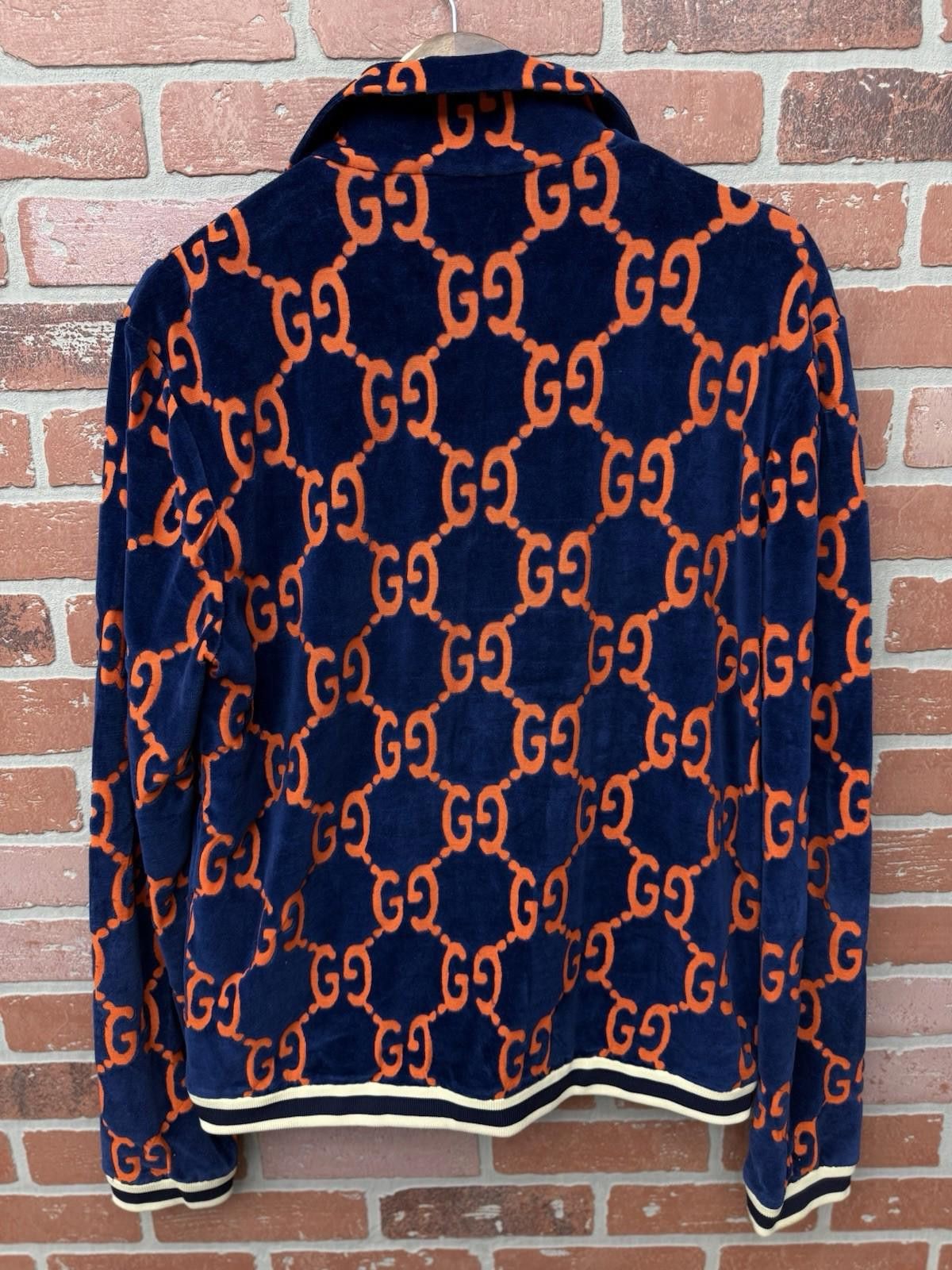Gucci GUCCI GG Print Monogram Chenille Sweater Large $1850 Retail Size US L / EU 52-54 / 3 - 5 Thumbnail