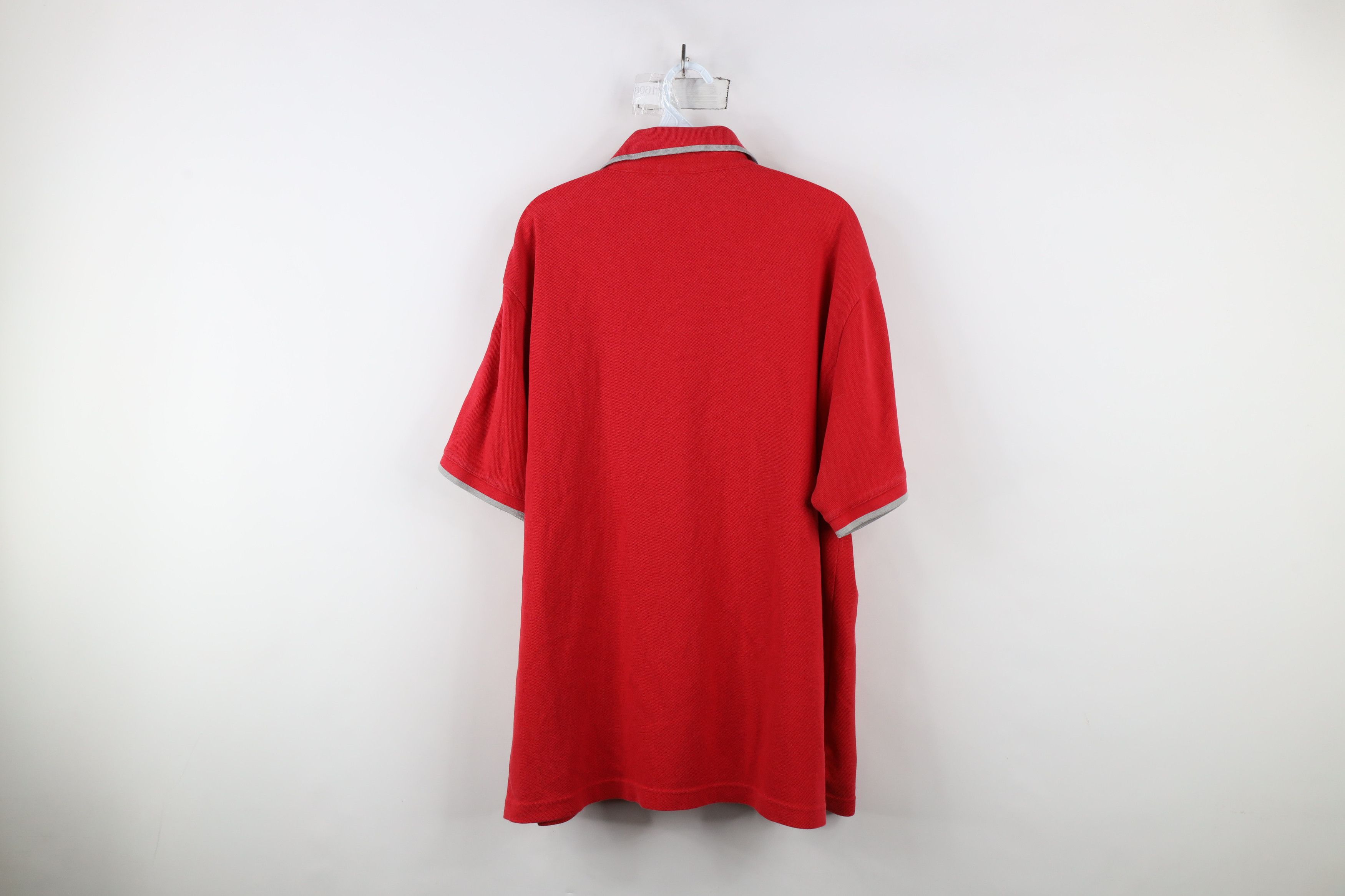 Nike × Vintage Vintage Nike Mini Swoosh Ohio State University Polo Shirt Size US XXL / EU 58 / 5 - 8 Thumbnail