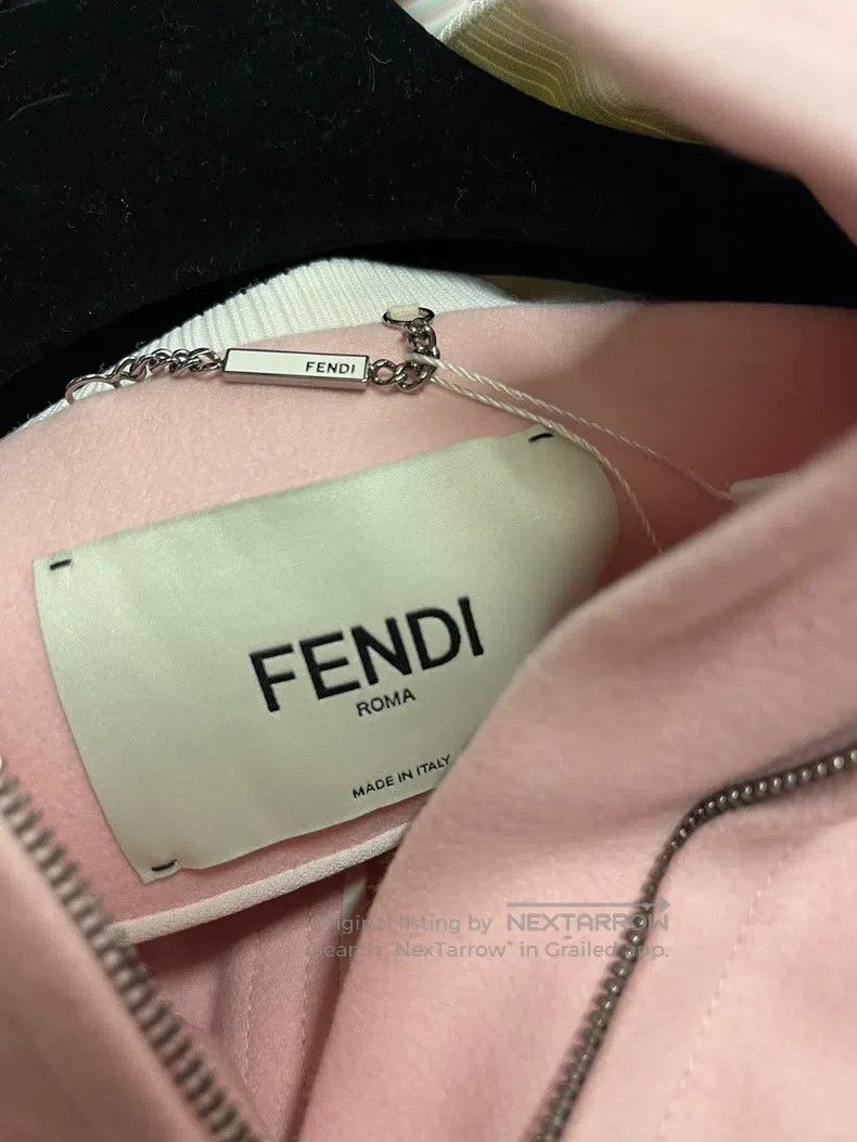 Fendi Fendi Pink Cashmere Coat Jacket Size XS / US 0-2 / IT 36-38 - 3 Thumbnail