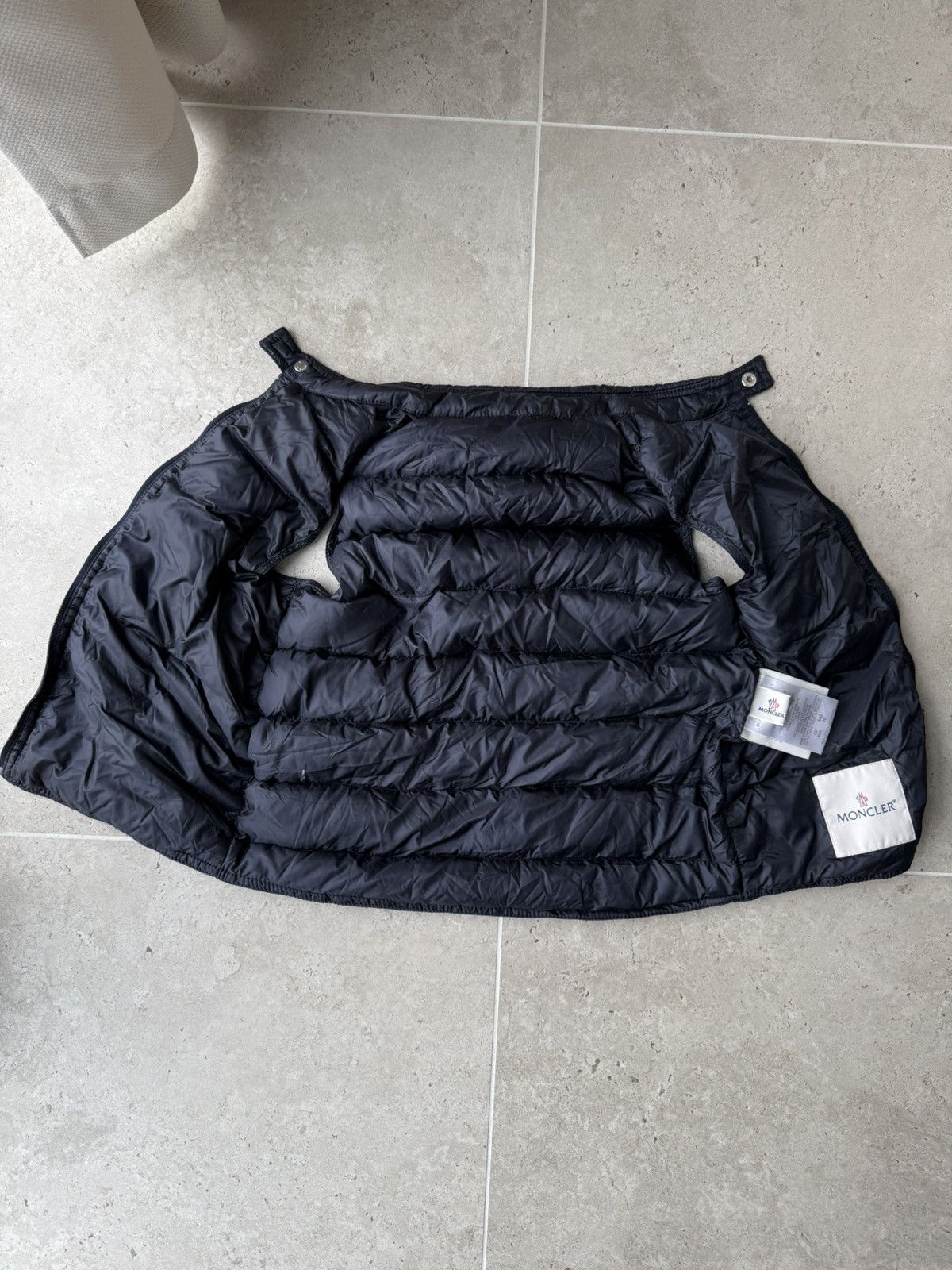 Moncler Moncler Vest Gilet Blue Size US XS / EU 42 / 0 - 3 Thumbnail