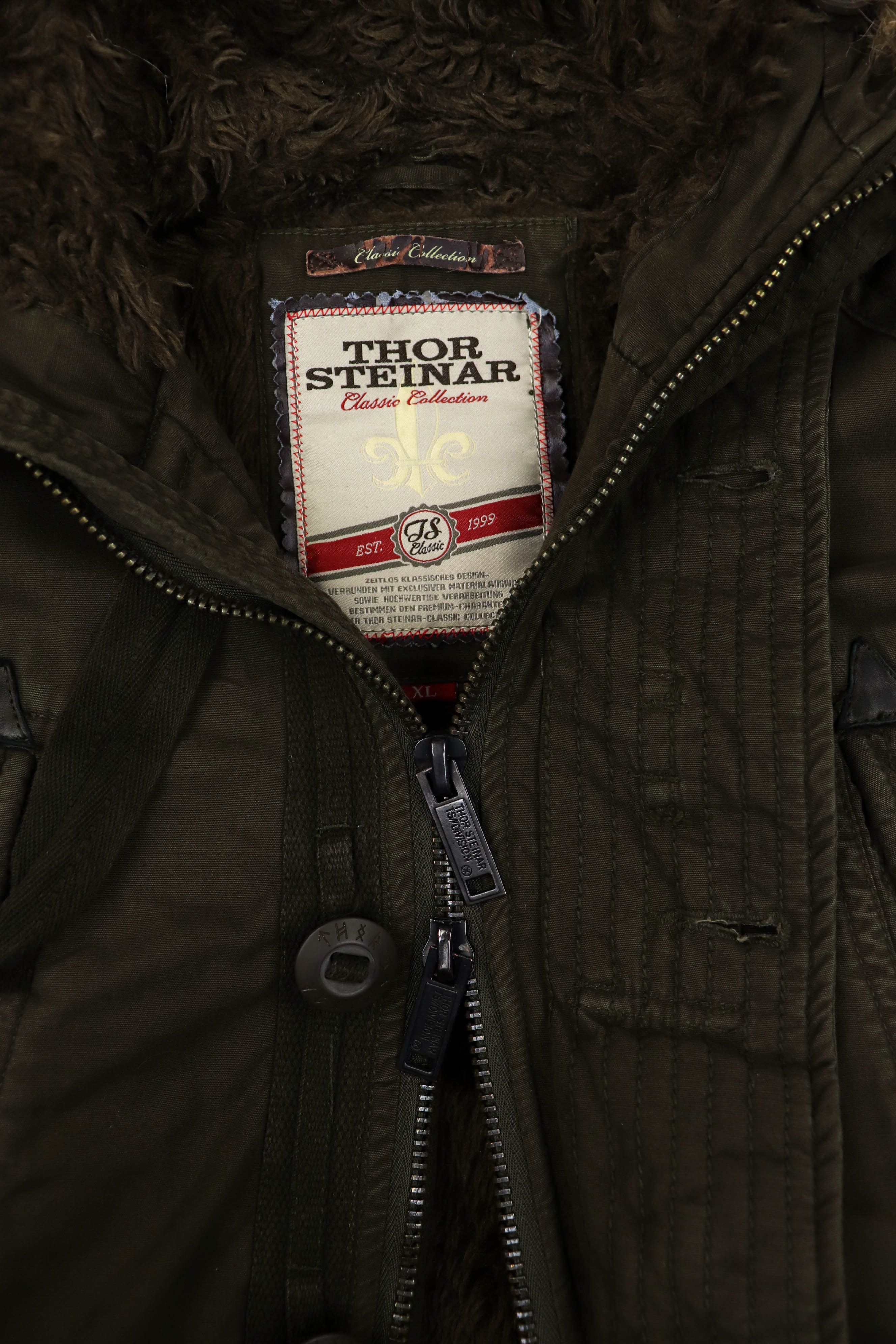 Vintage Thor Steinar Pfadfinder Nordic Comp. Khaki Hooded Parka Size US XL / EU 56 / 4 - 14 Thumbnail