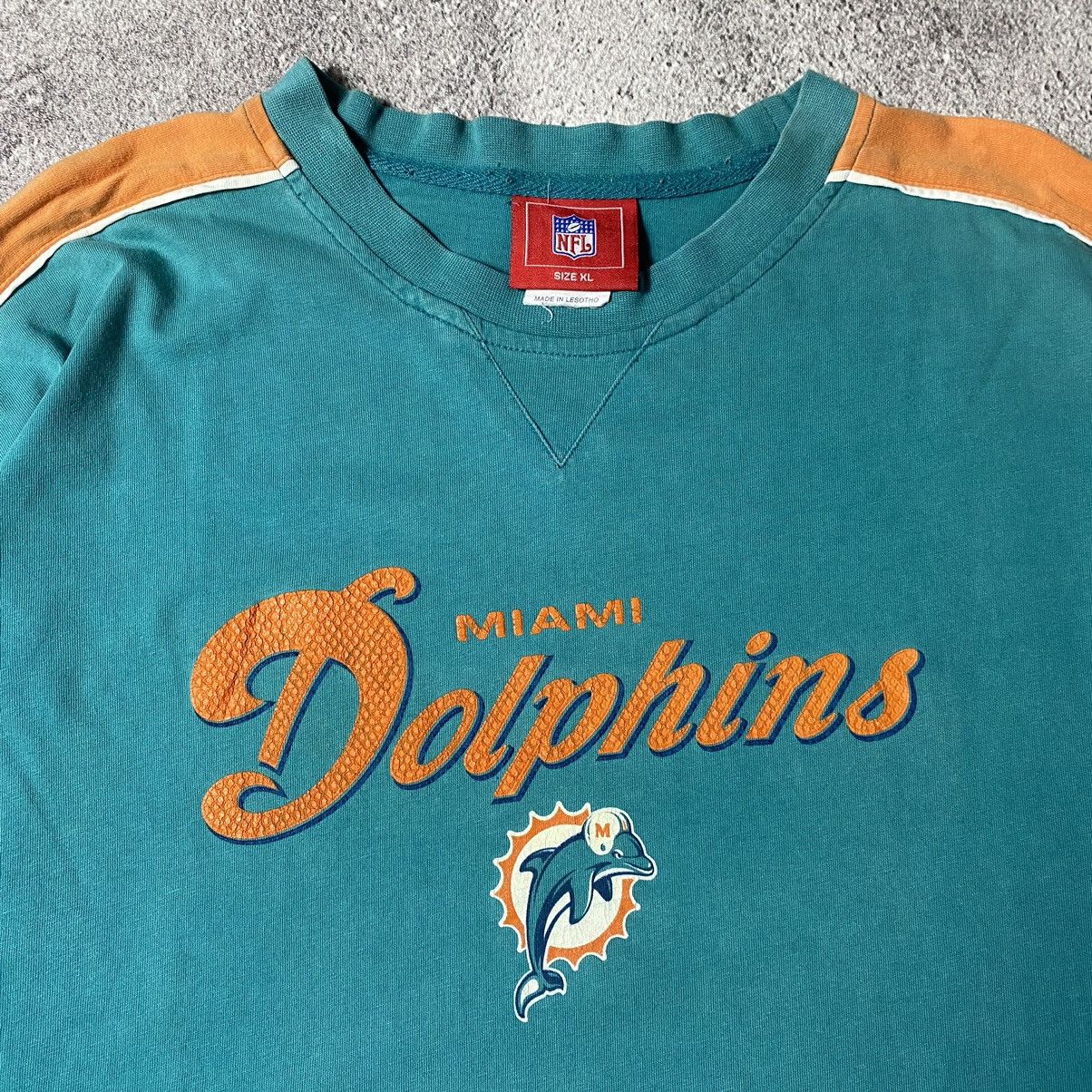 NFL × Vintage Vintage NFL Miami Dolphins Longsleeve Size US XXL / EU 58 / 5 - 2 Thumbnail