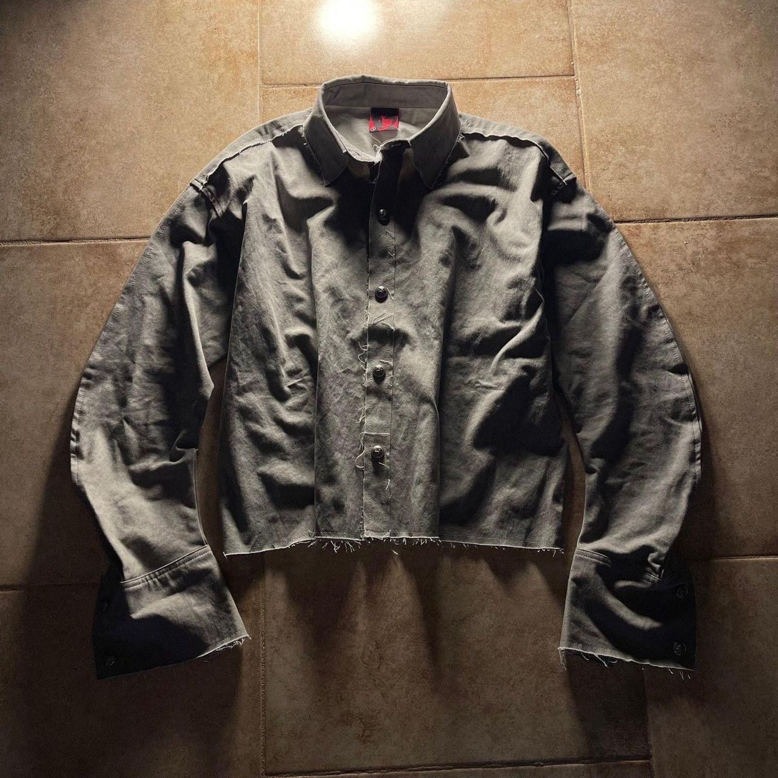 If Six Was Nine If Six Was Nine I6W9 TXS 5 Button Up Goth Shirt