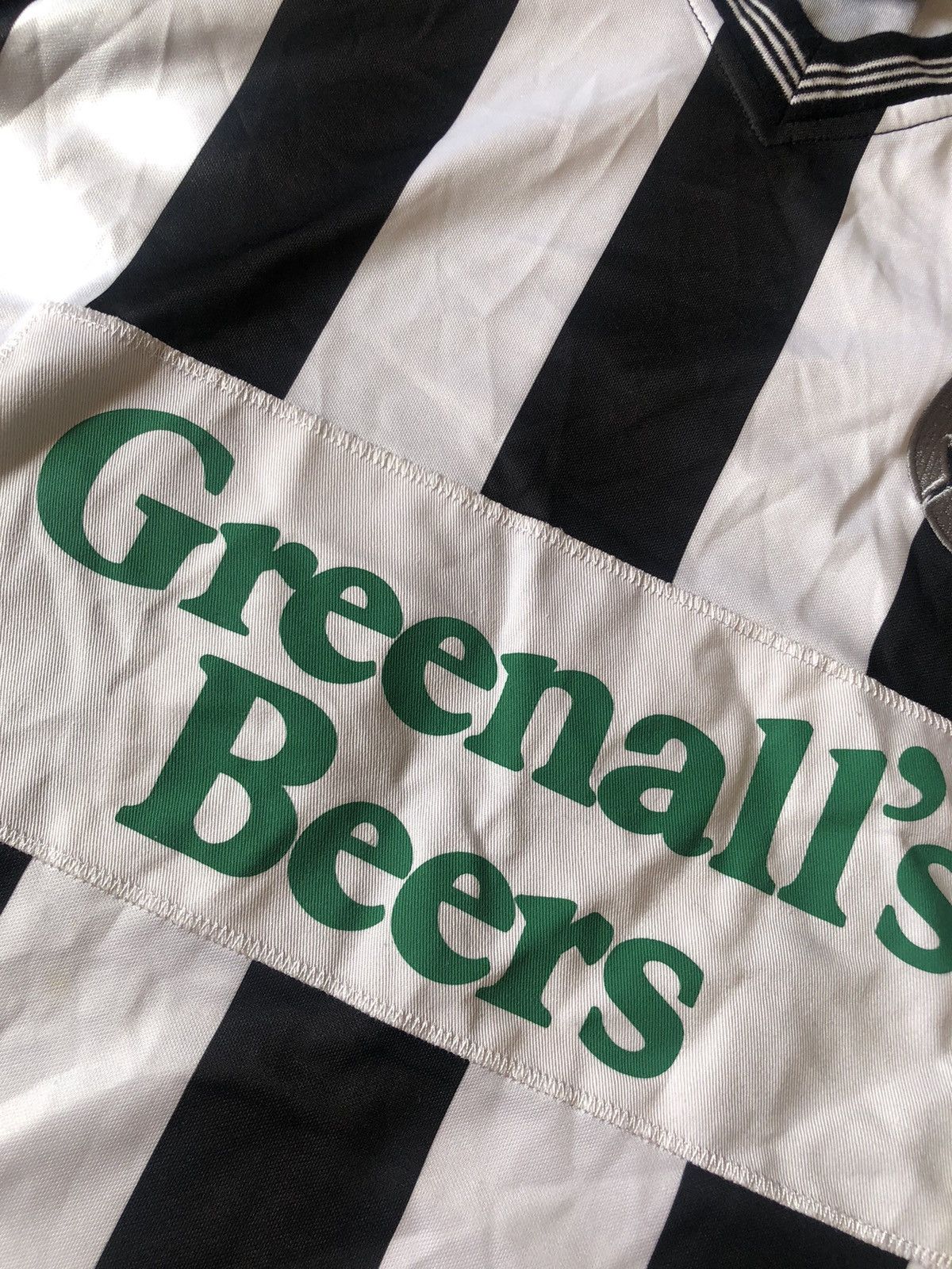 Vintage SCORE DRAW 1985/87 NEWCASTLE UNITED REPLICA JERSEY Size US XXL / EU 58 / 5 - 2 Thumbnail