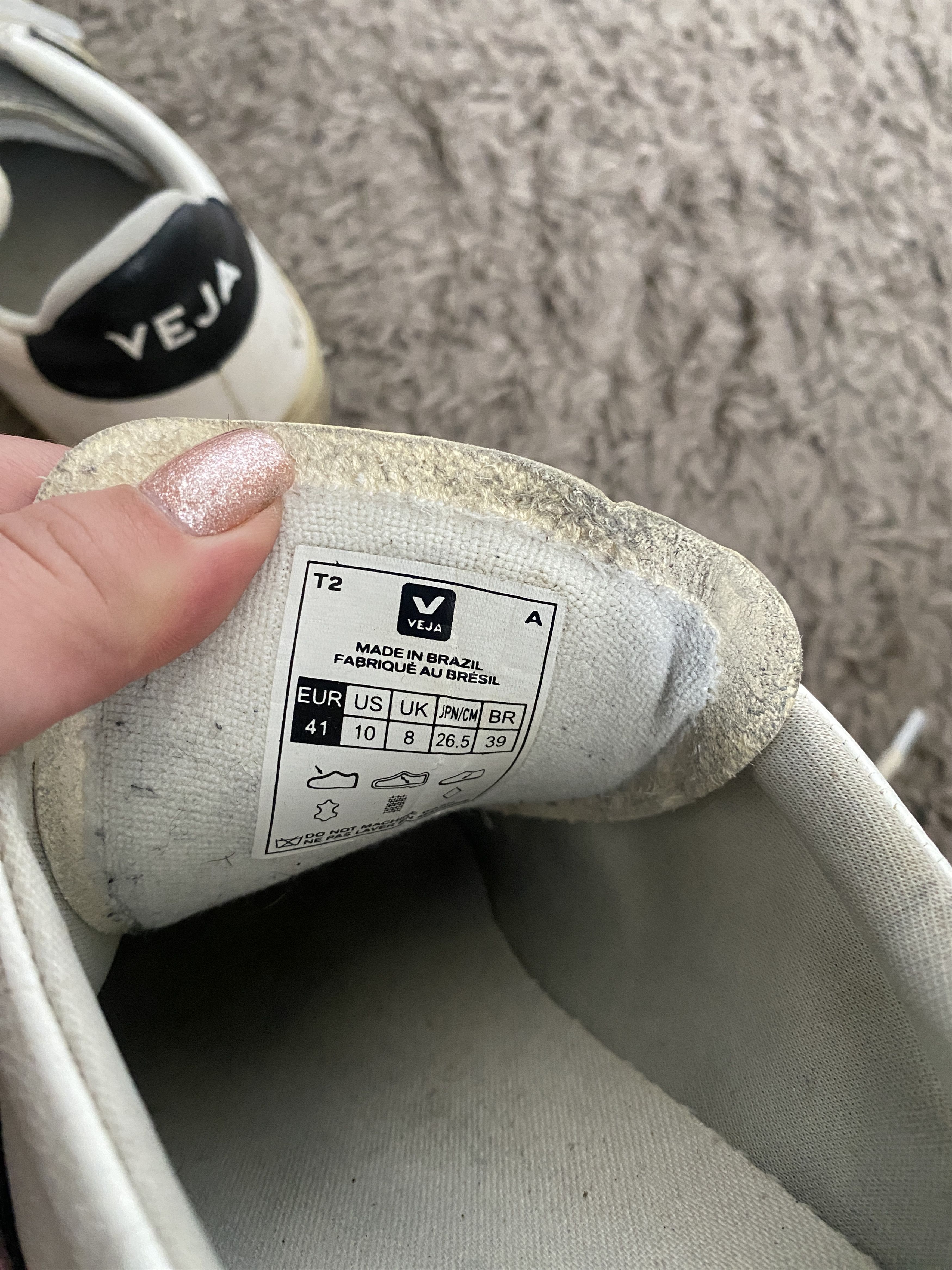 Veja Veja low top leather sneakers shoes low top Size US 10 / IT 40 - 9 Thumbnail
