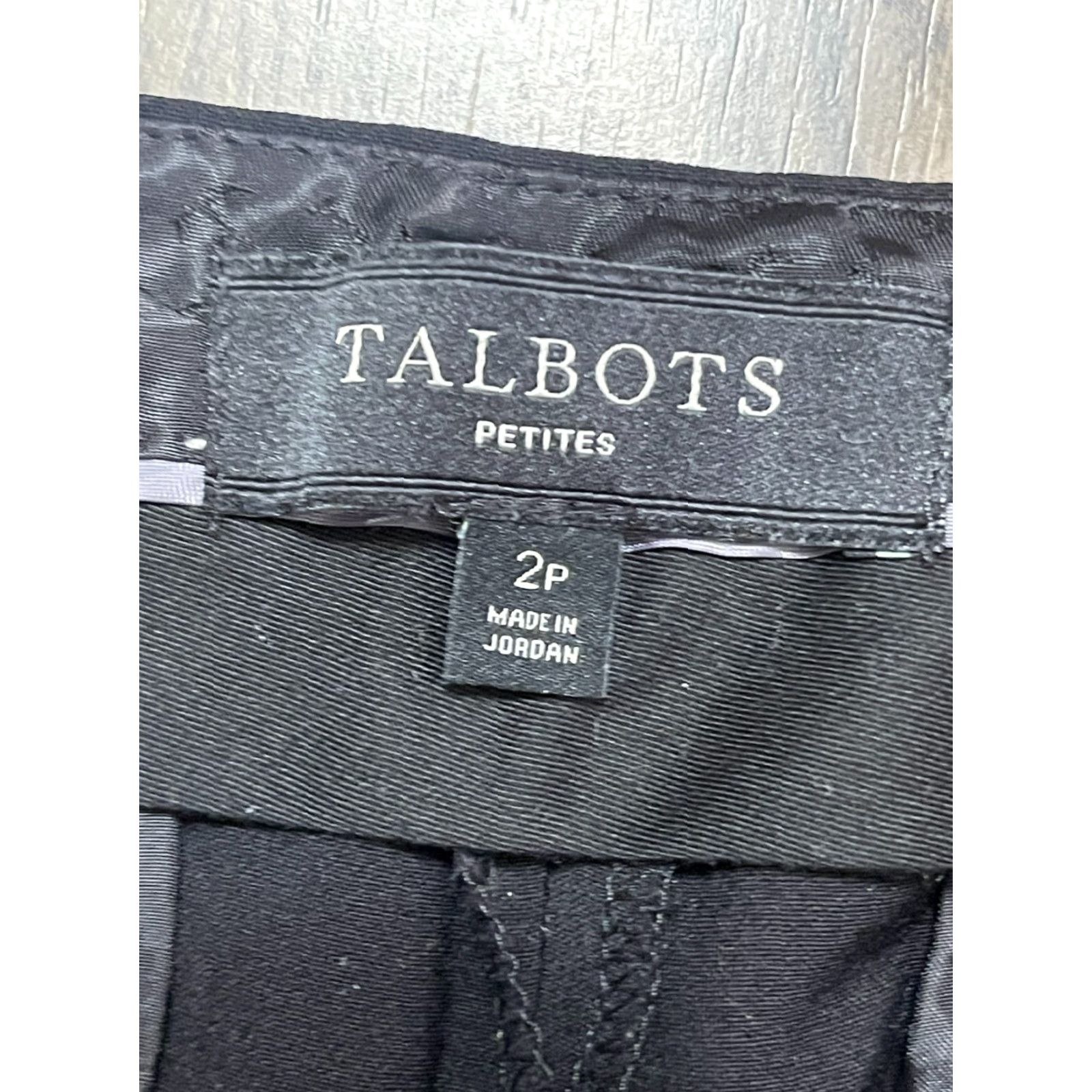 Talbots Talbots Pants Women 2P Petite Black Casual Pants Size 26" / US 2 / IT 38 - 6 Thumbnail