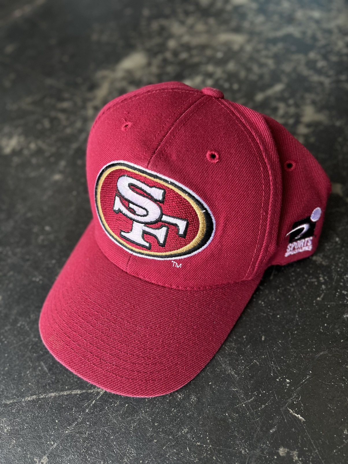 Sports Specialties, Accessories, Vintage 9s San Francisco 49ers Sports  Specialties Script Snapback Hat Cap Red