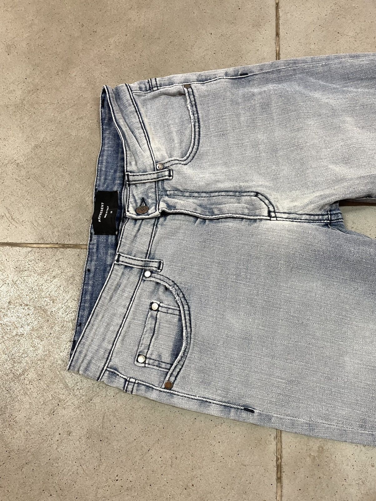 Represent Clo. Vintage Represent Distressed Jeans made in Italy Size US 30 / EU 46 - 7 Thumbnail